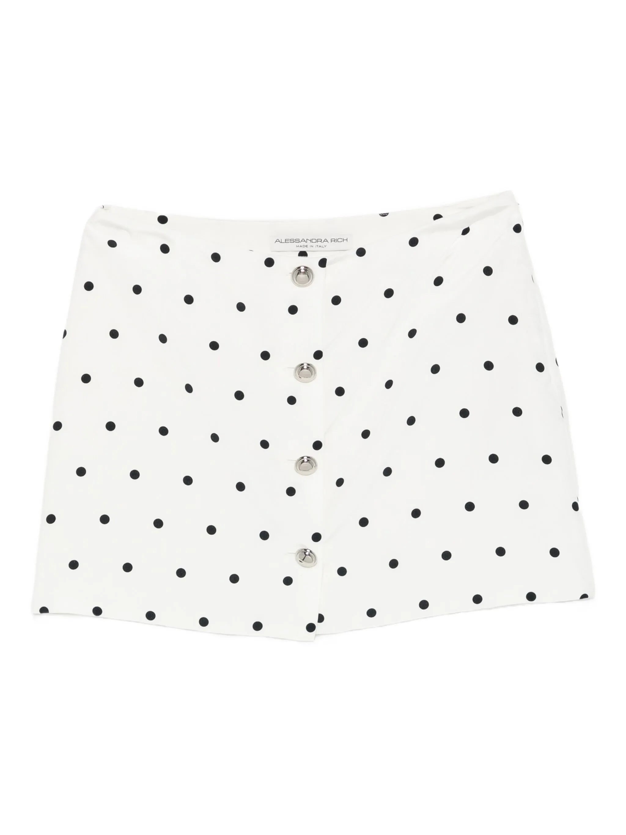 polka dot-print miniskirt