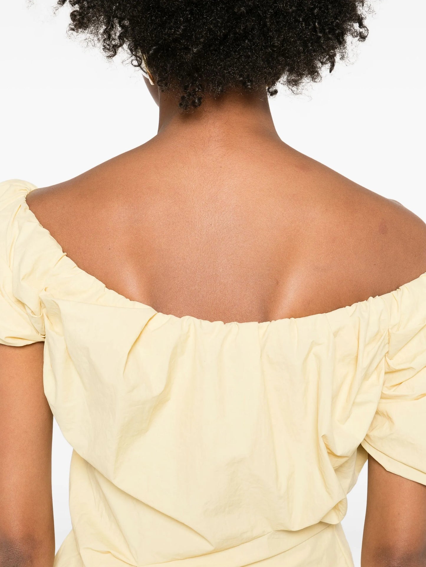 Rio puff-sleeve mini dress