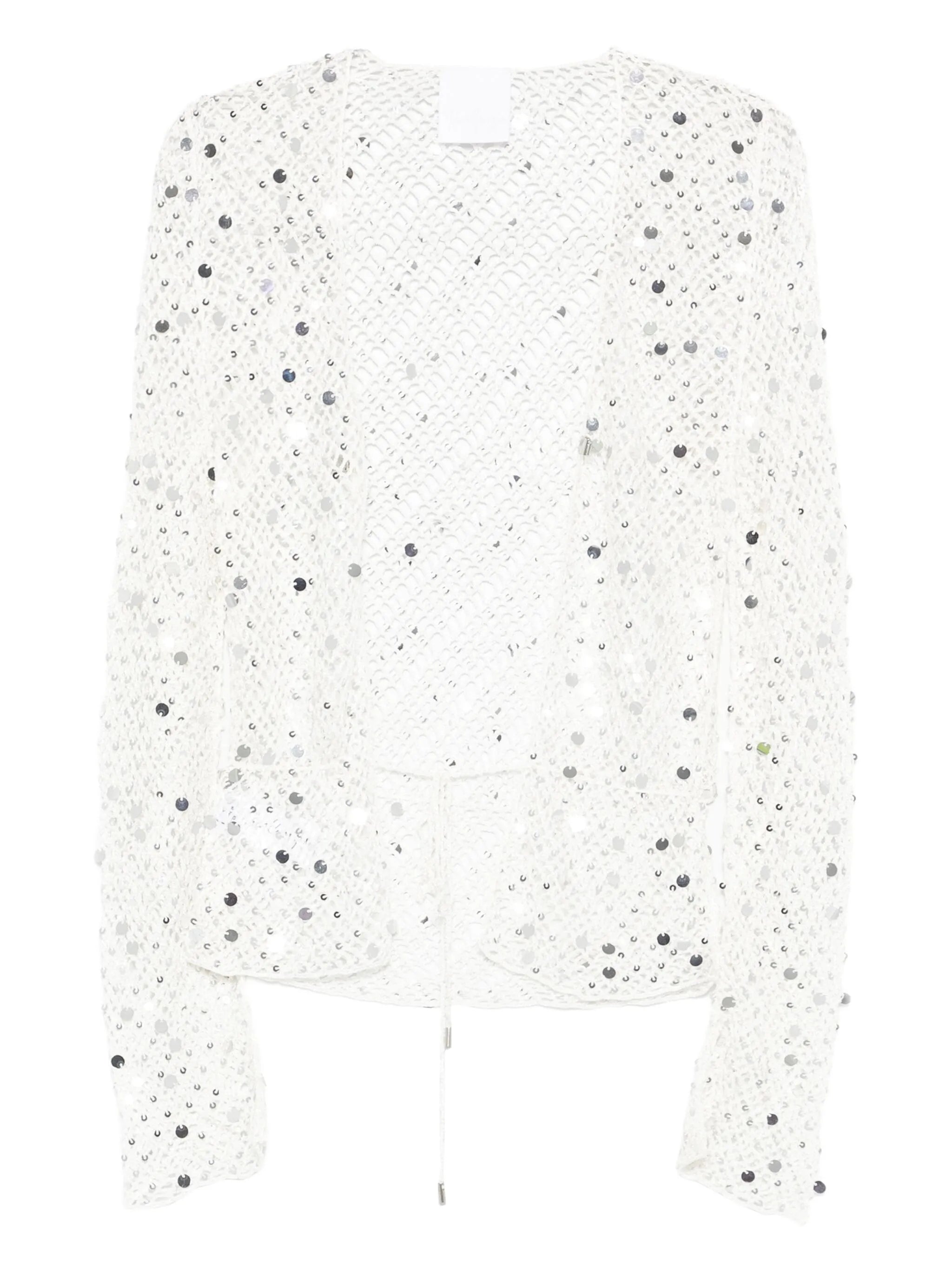 Vera sequin-embellished top