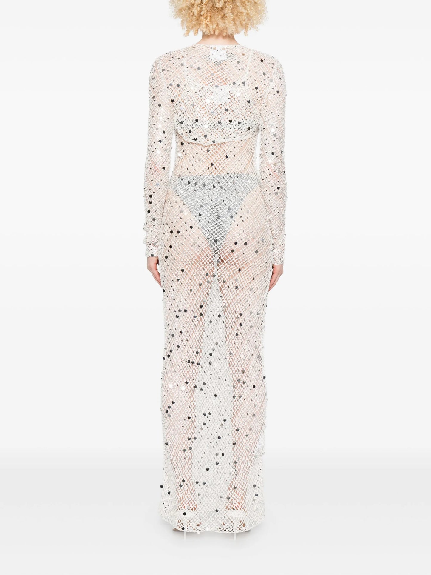 sequin-embellished maxi dress