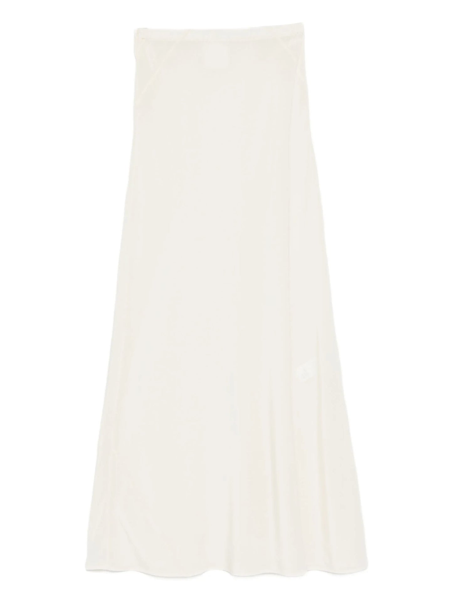 bias-cut half-slip skirt
