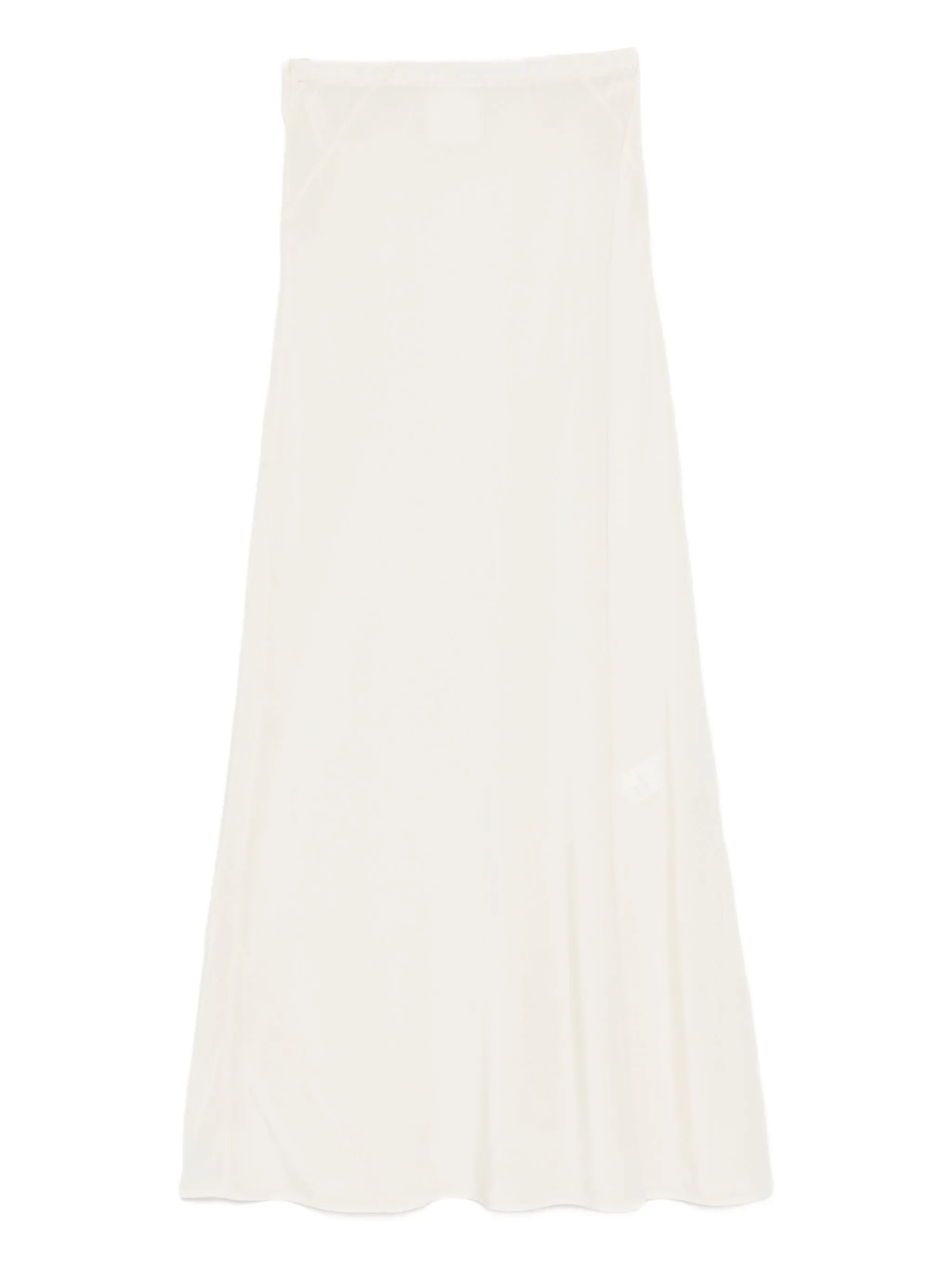 bias-cut half-slip skirt