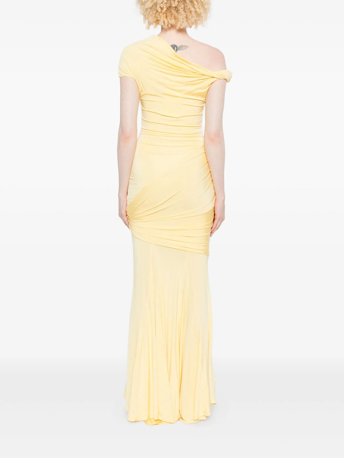 Pascal asymmetrical draped dress