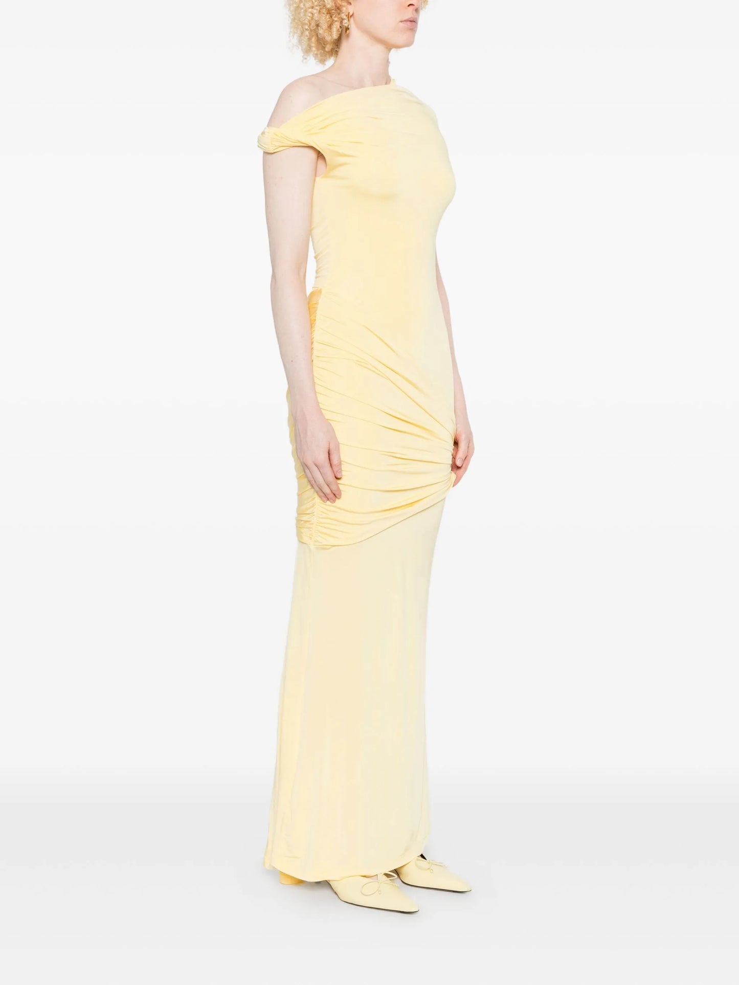 Pascal asymmetrical draped dress