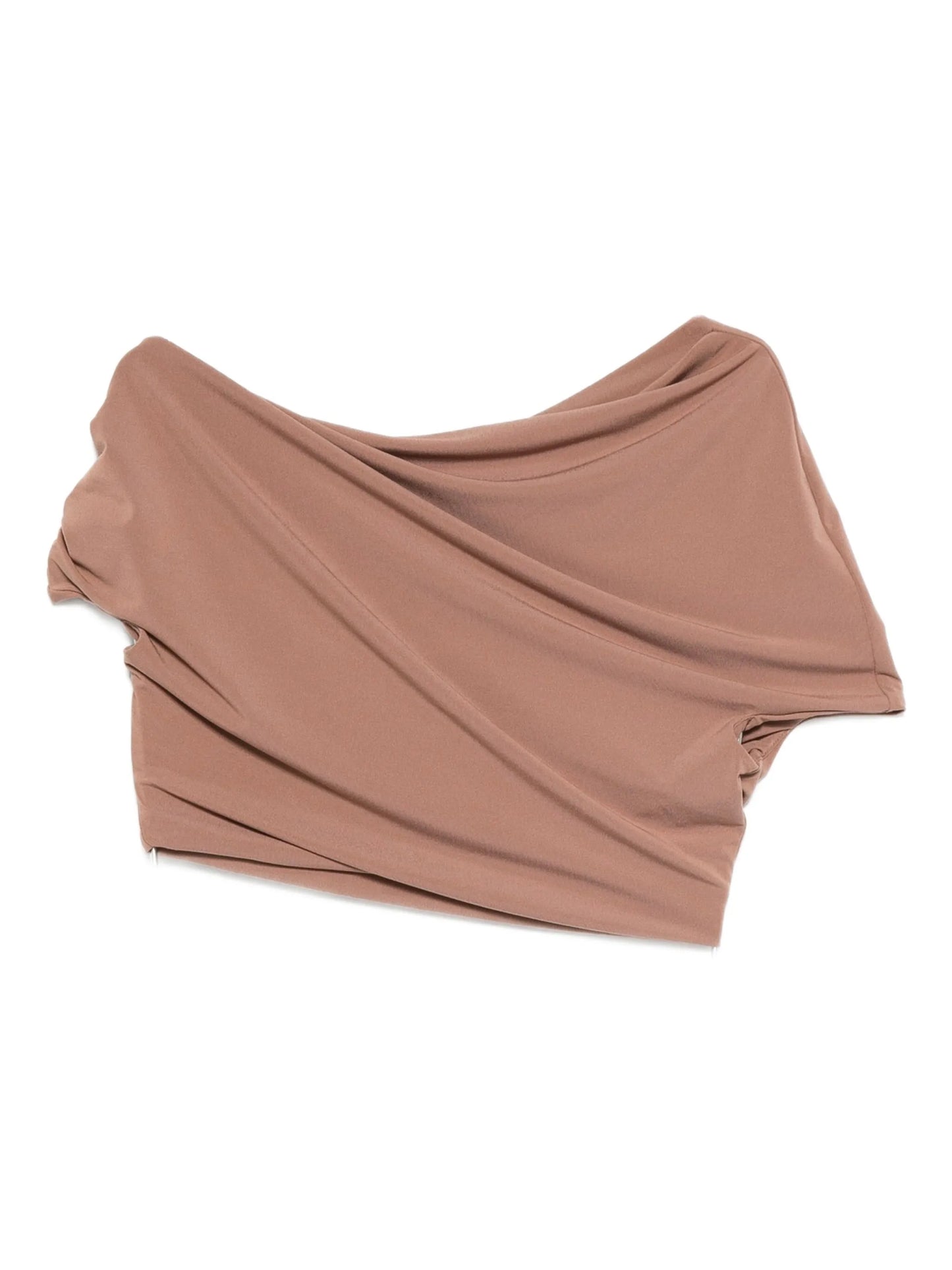 Ida draped short-sleeve top