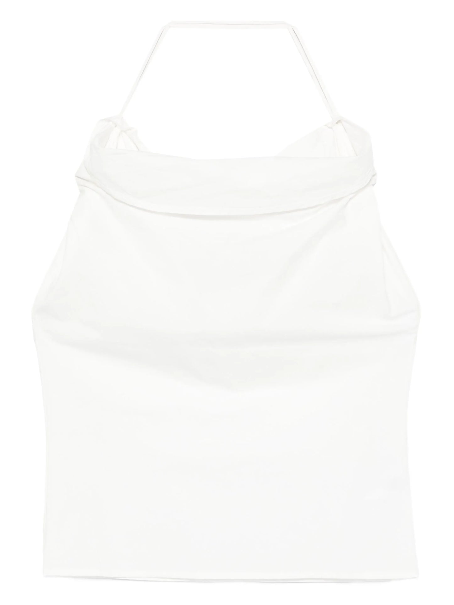 Christophe halterneck draped top