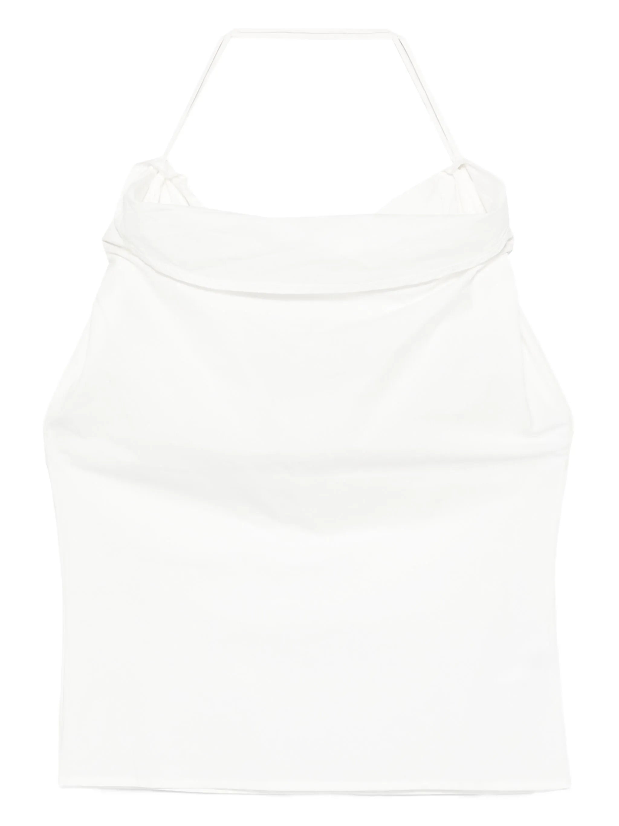 Christophe halterneck draped top