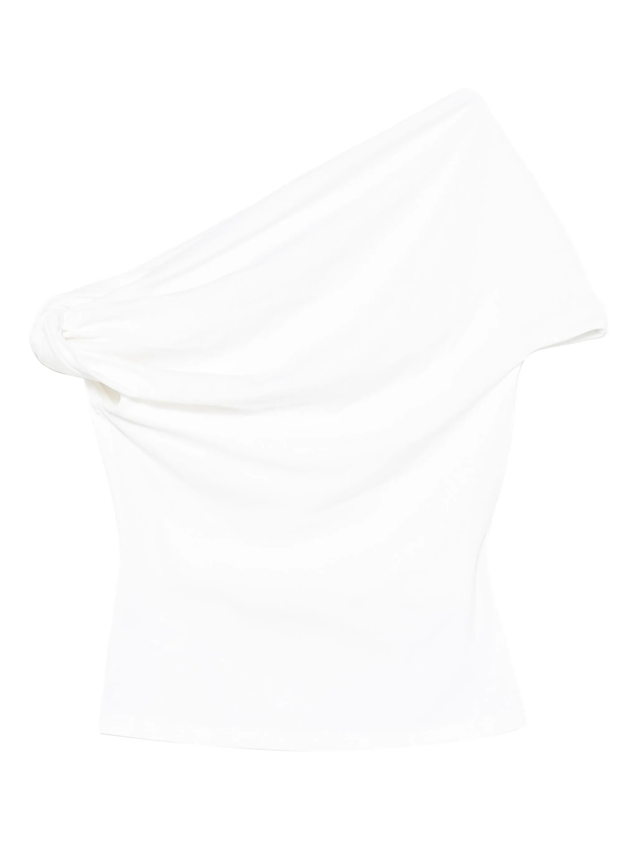 Ida one-shoulder draped top