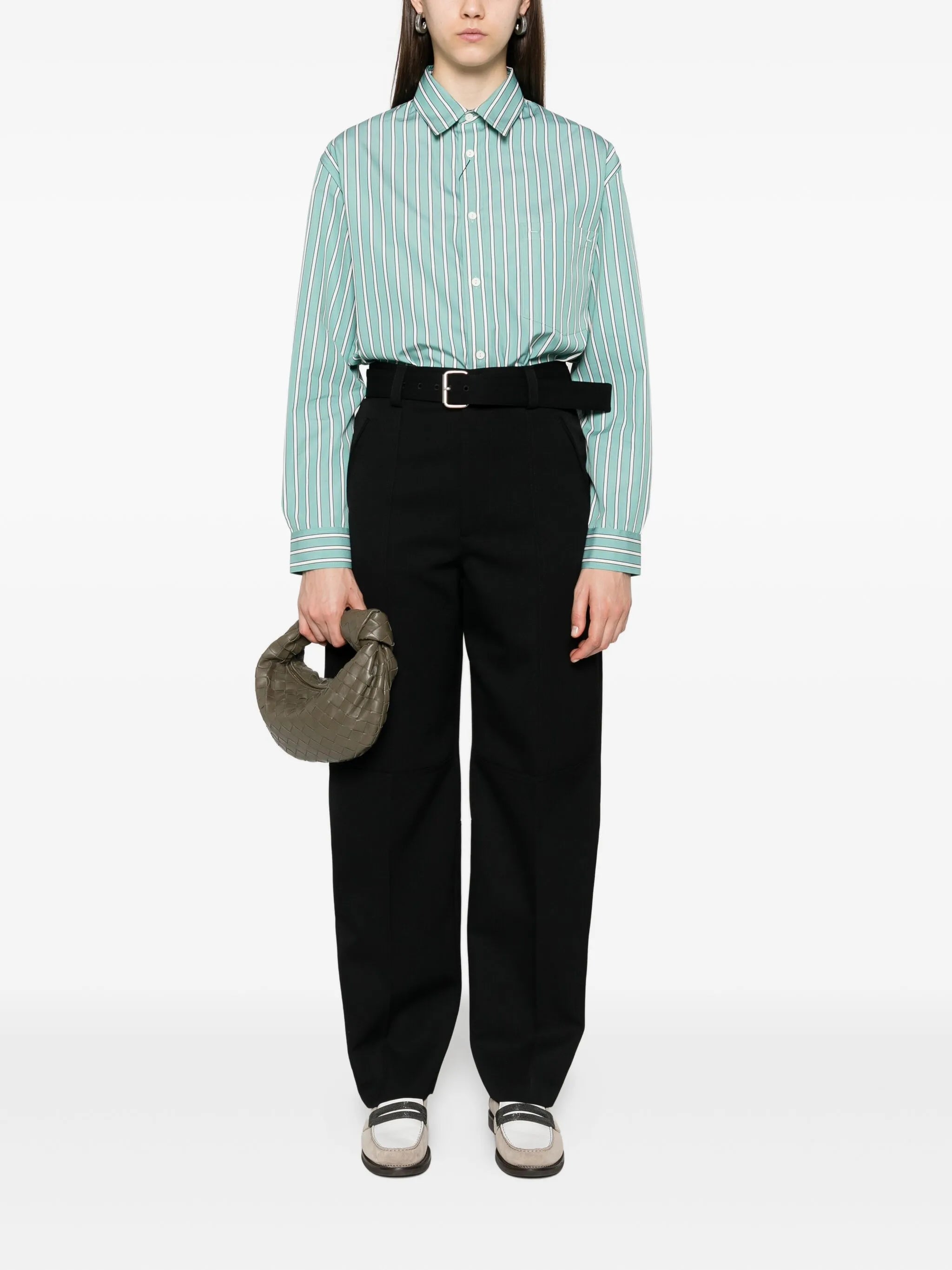 belted trousers