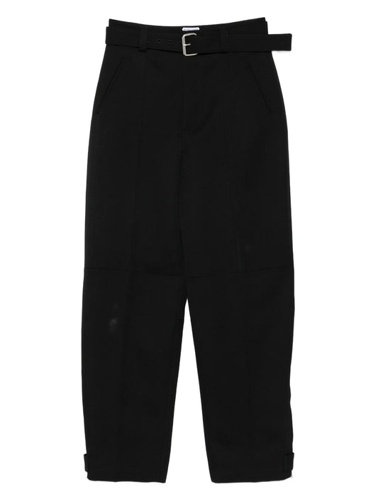 belted trousers