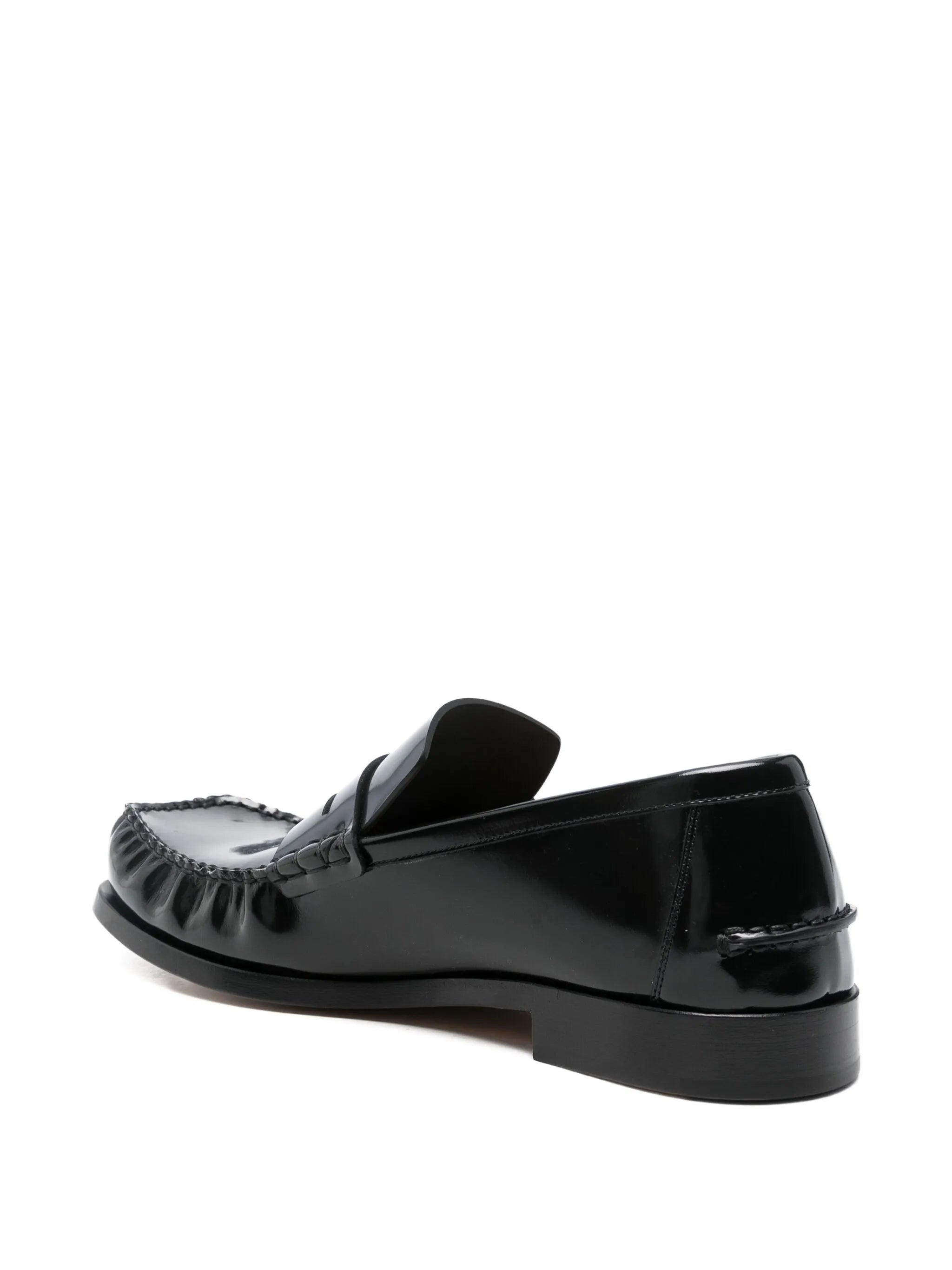 leather loafers