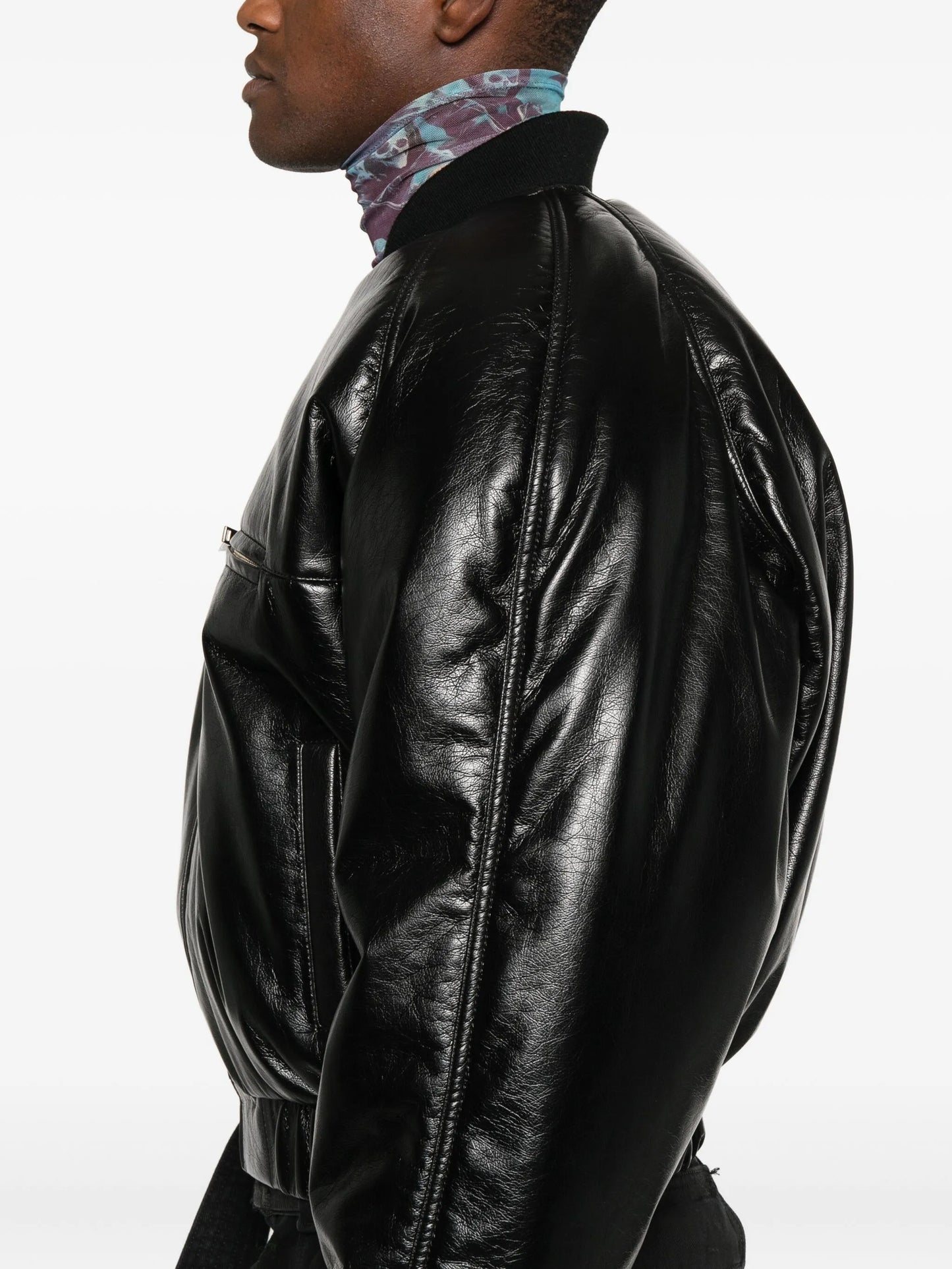 zip-up bomber jacket