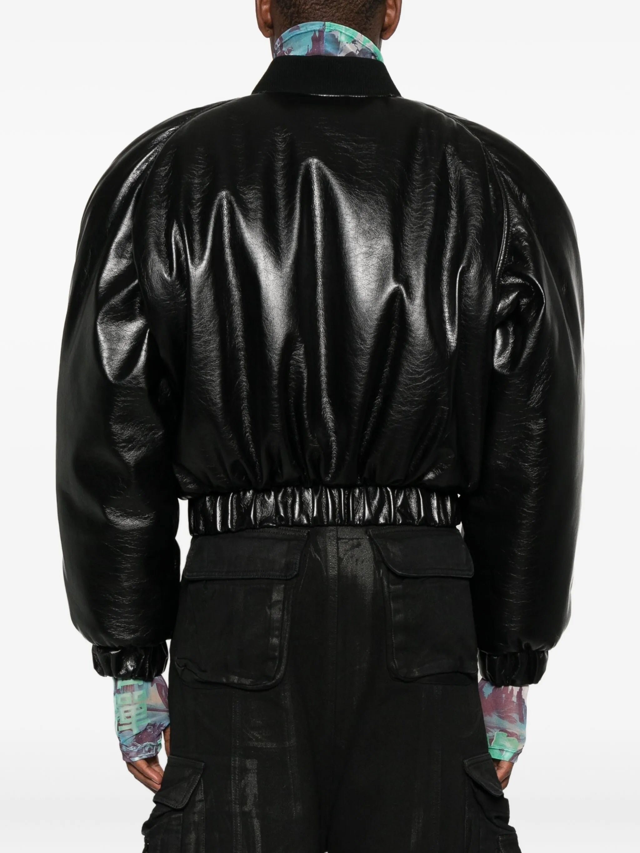 zip-up bomber jacket