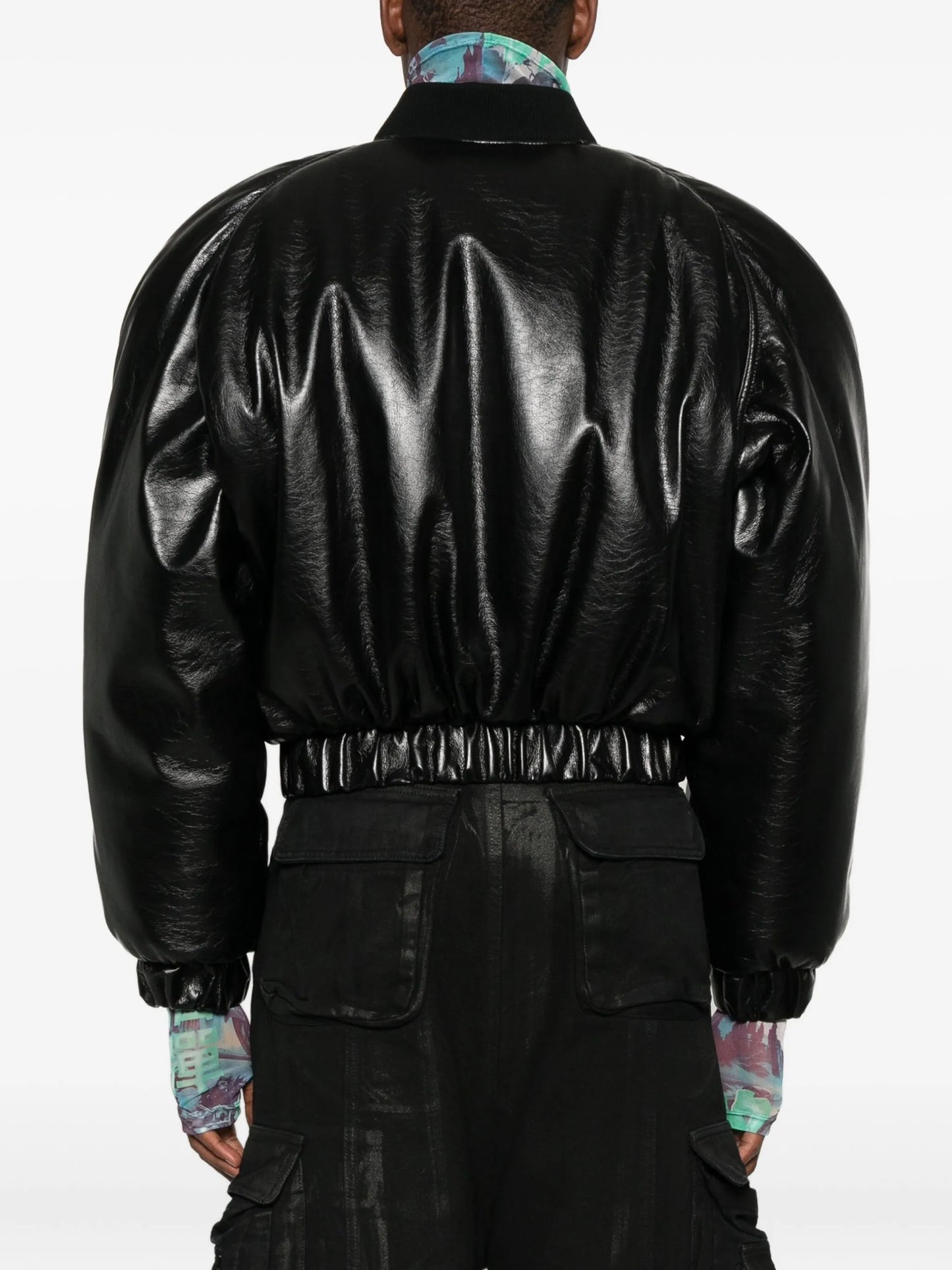 zip-up bomber jacket