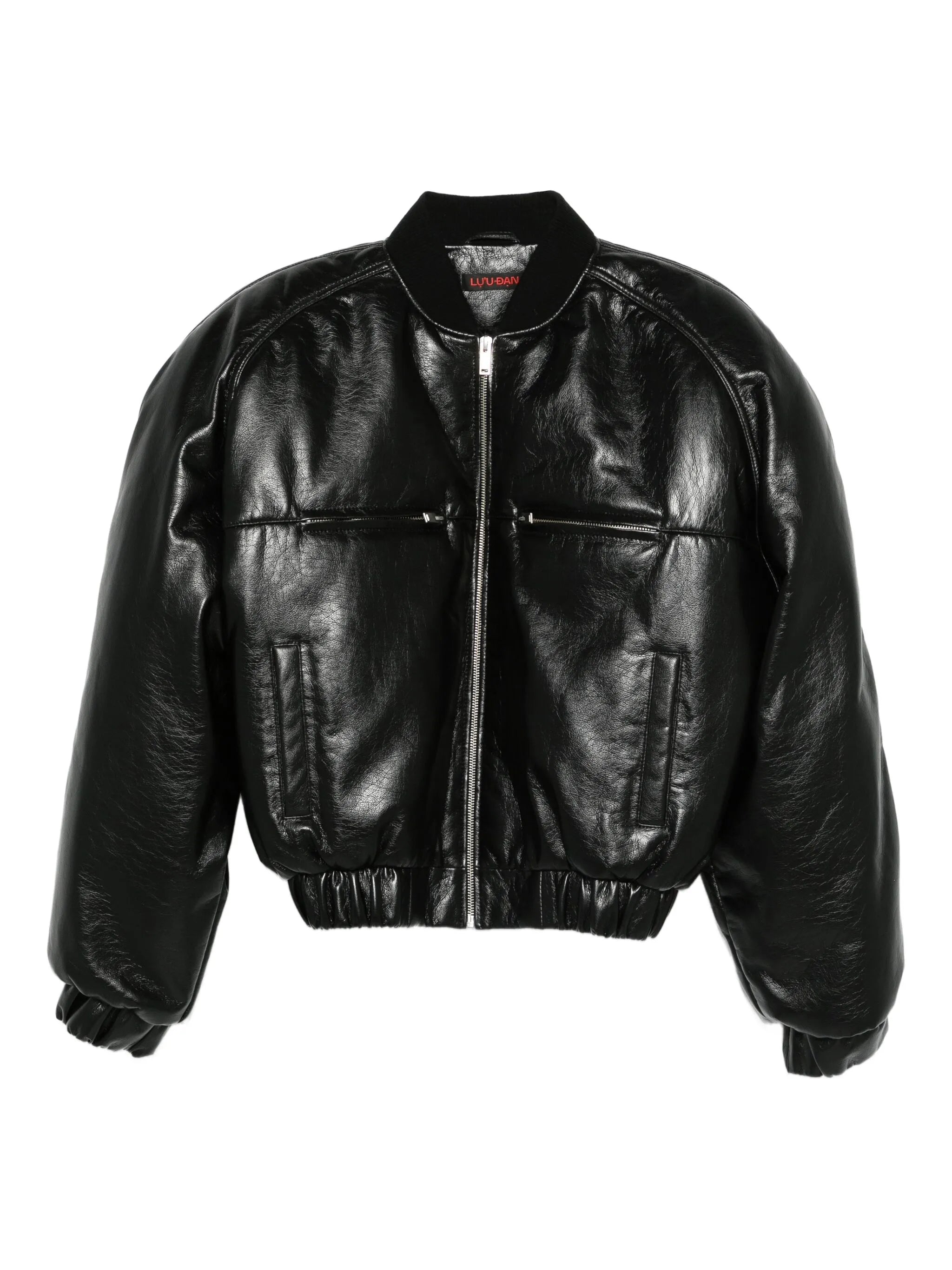 zip-up bomber jacket