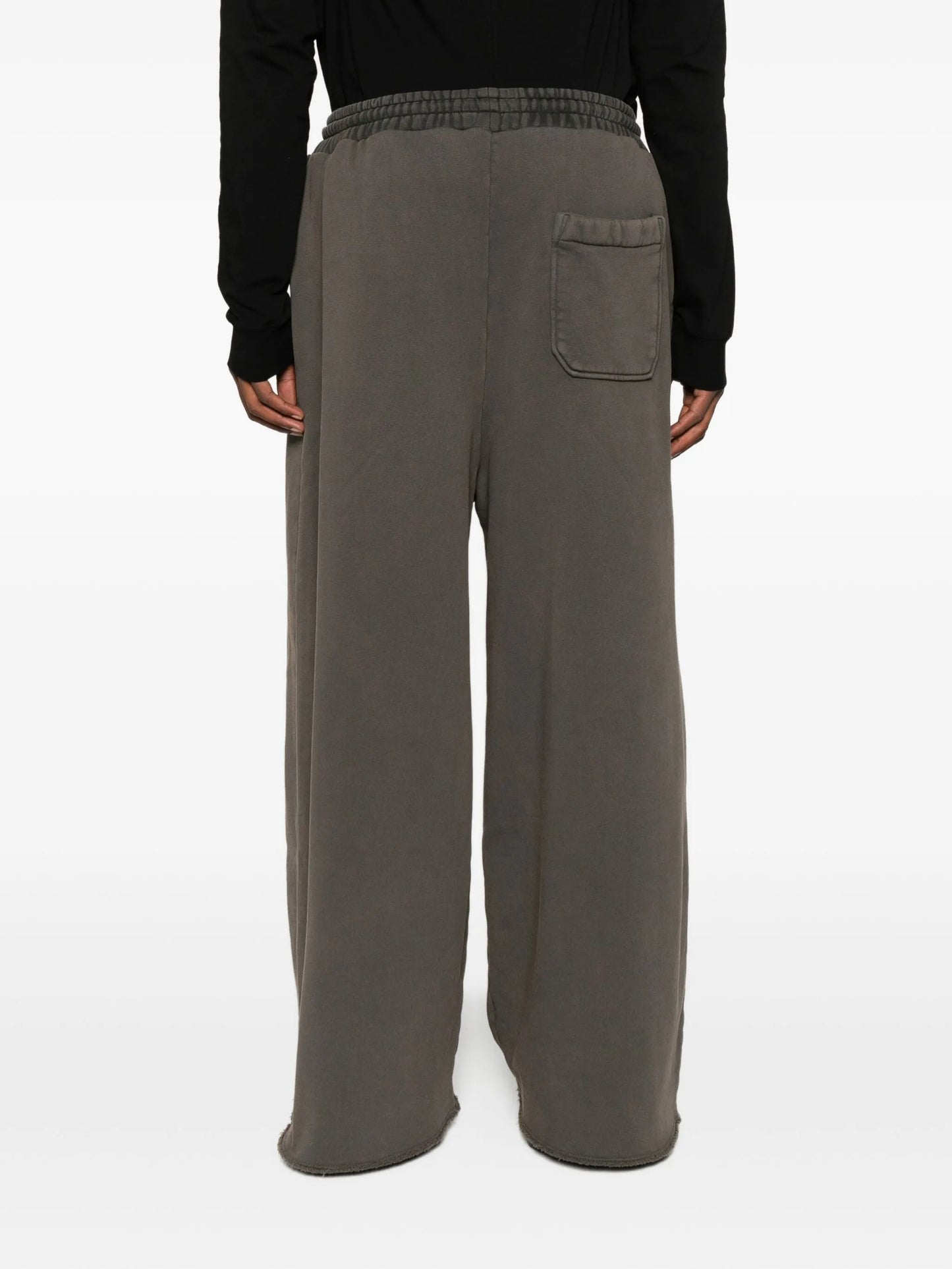 Bontan raw-cut fleece track pants