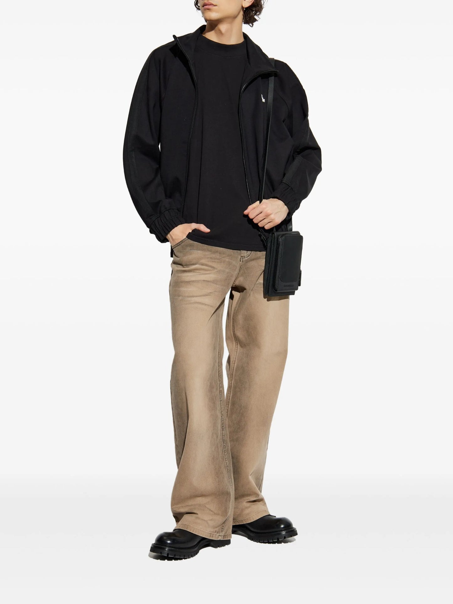 logo-embroidered sweatshirt
