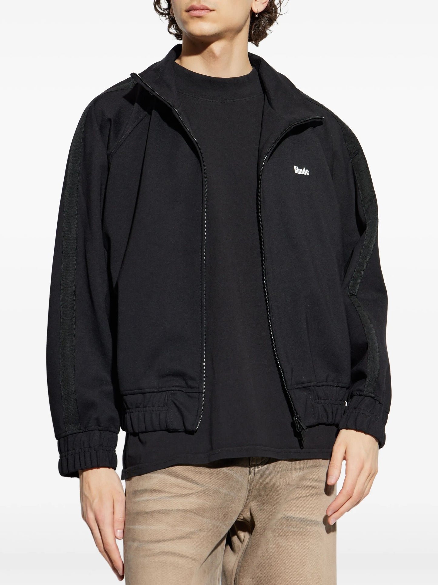 logo-embroidered sweatshirt