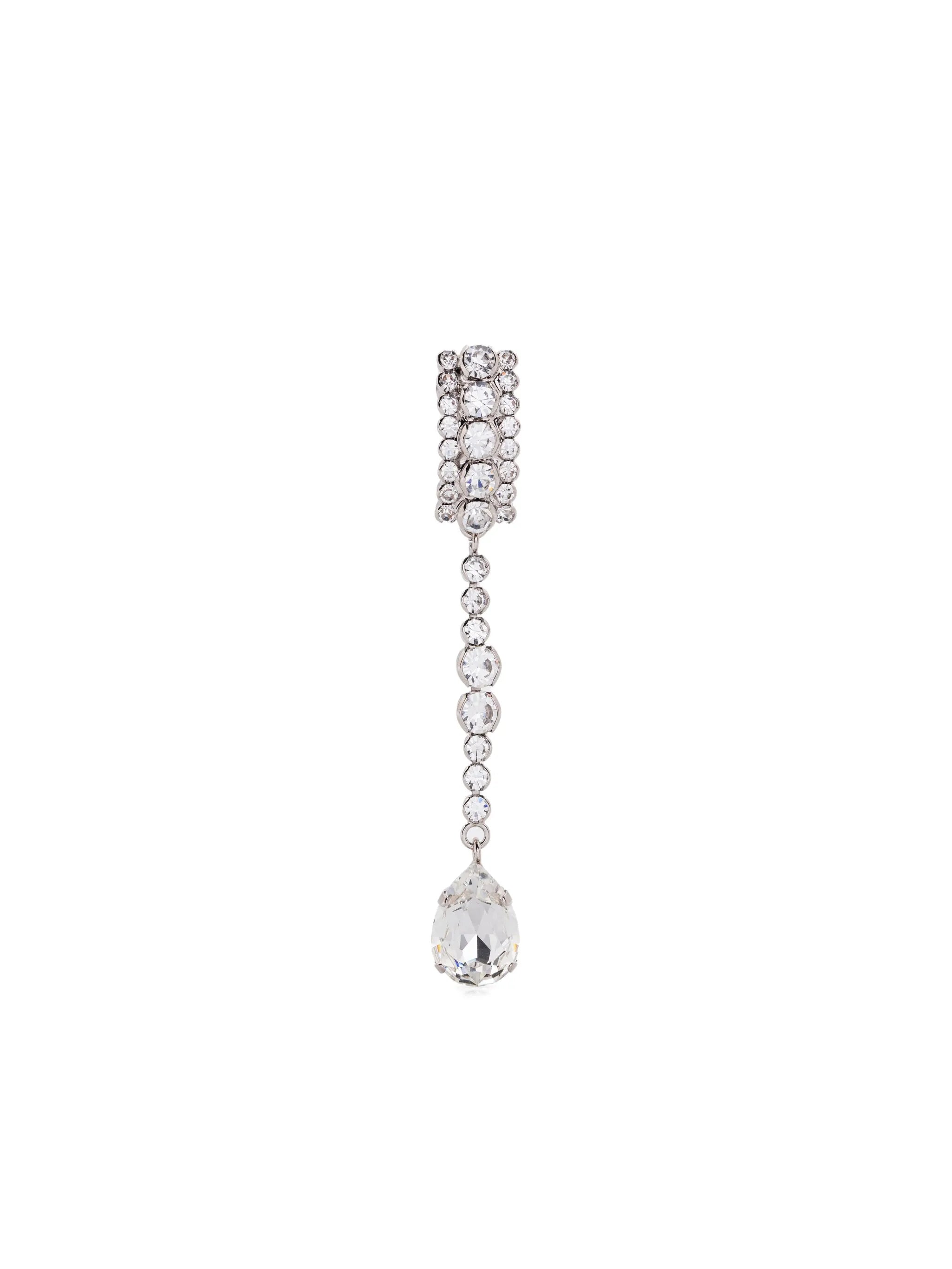 crystal-embellished drop earring