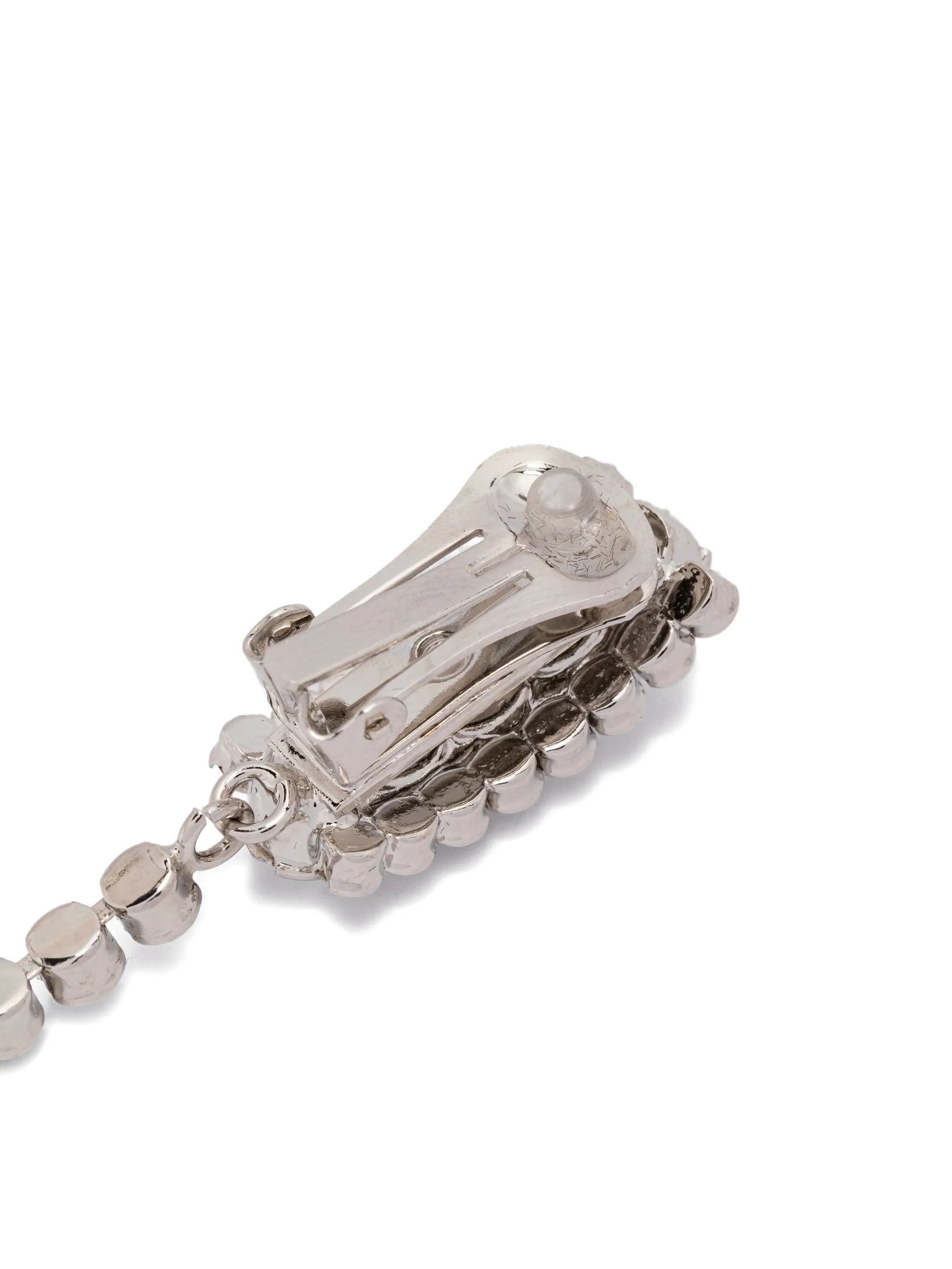 crystal-embellished drop earring