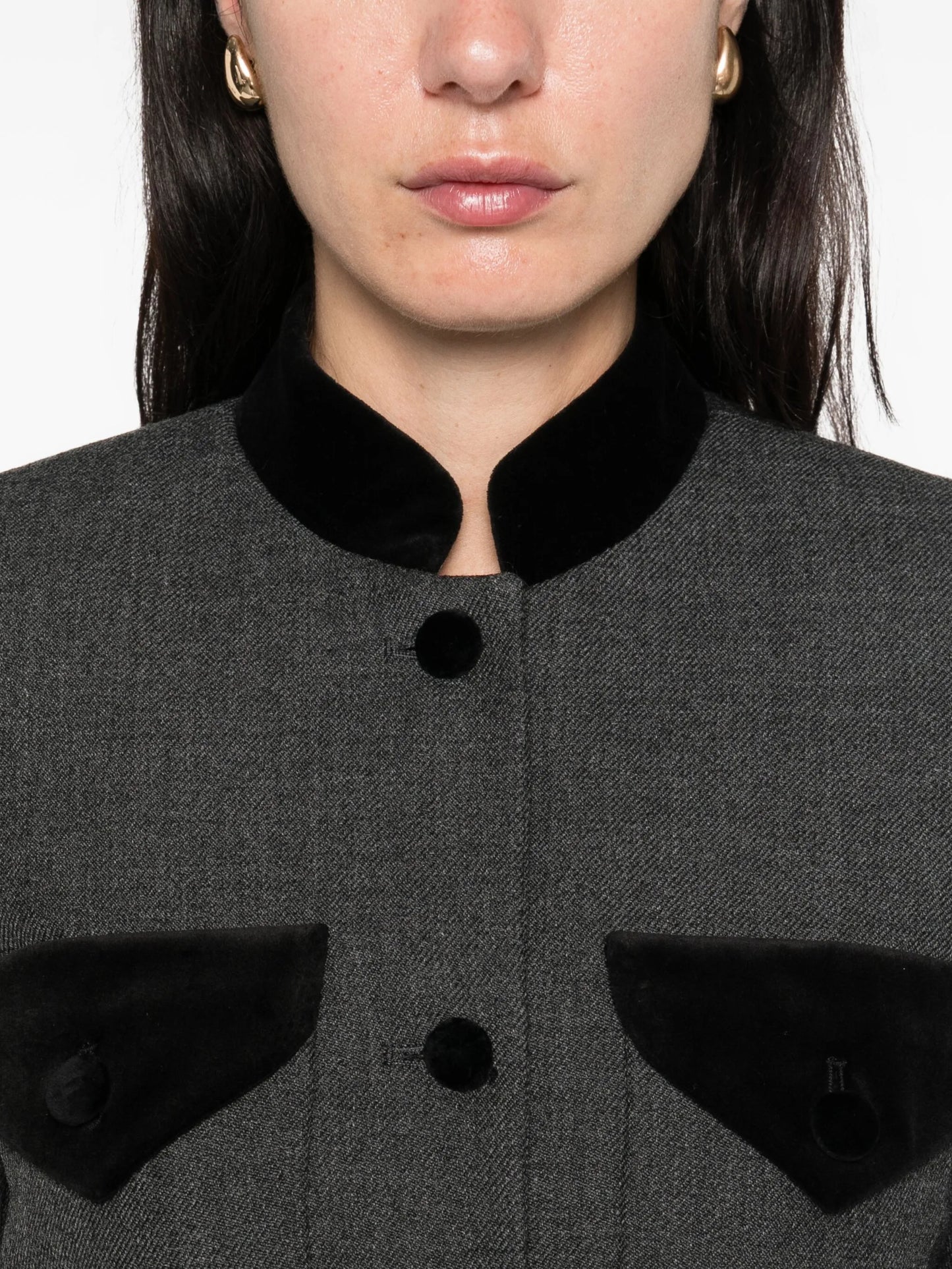 single-breasted blazer