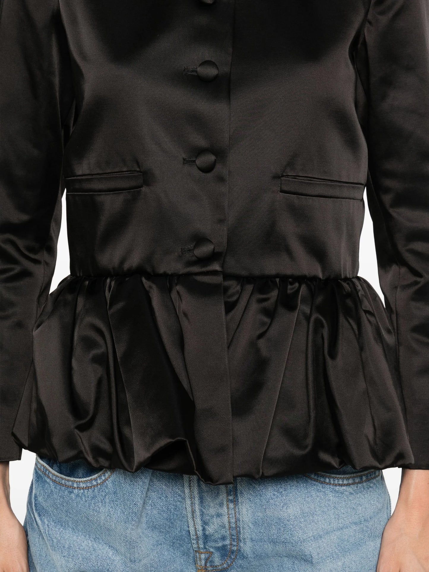 peplum fitted jacket