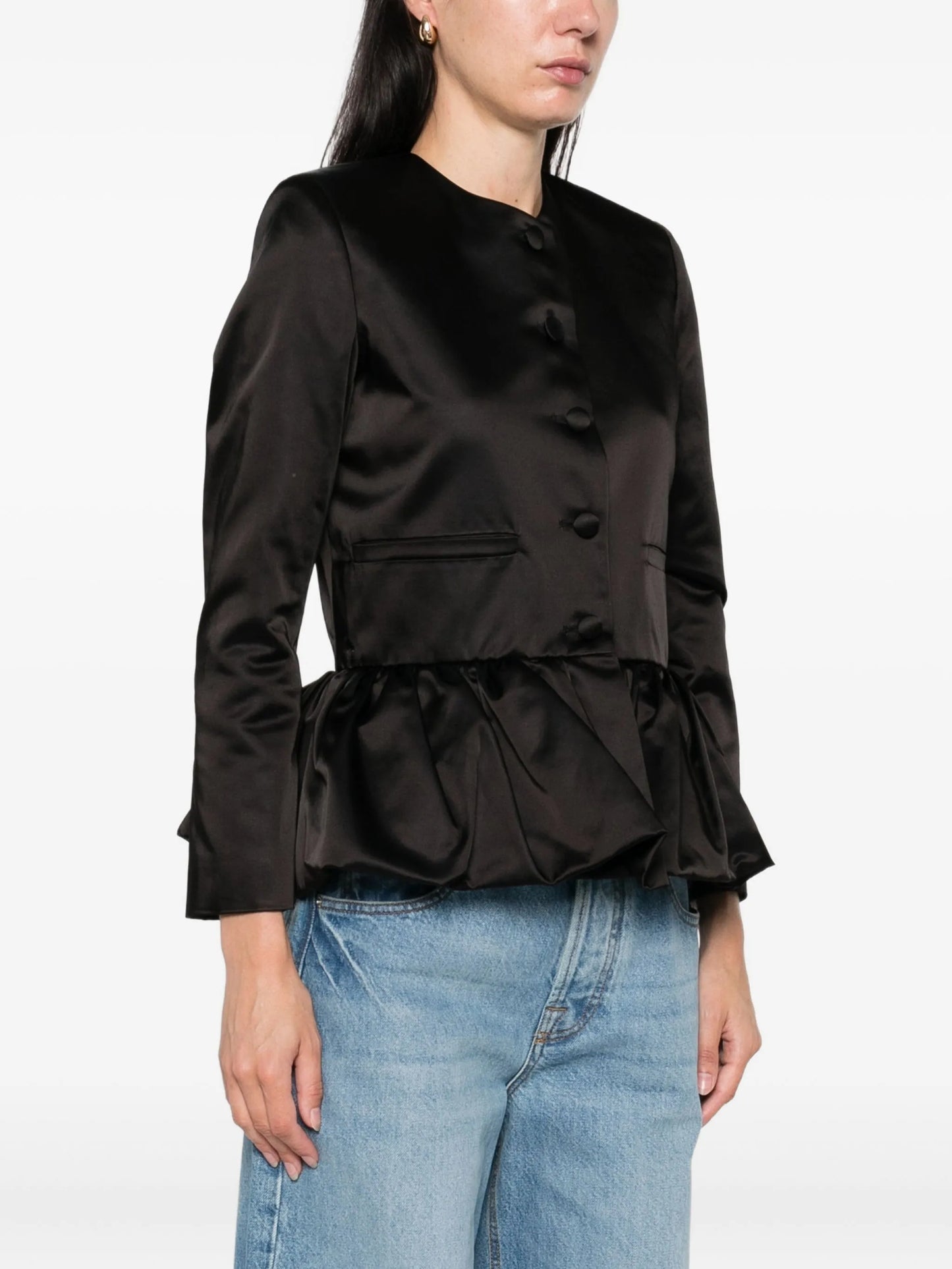 peplum fitted jacket
