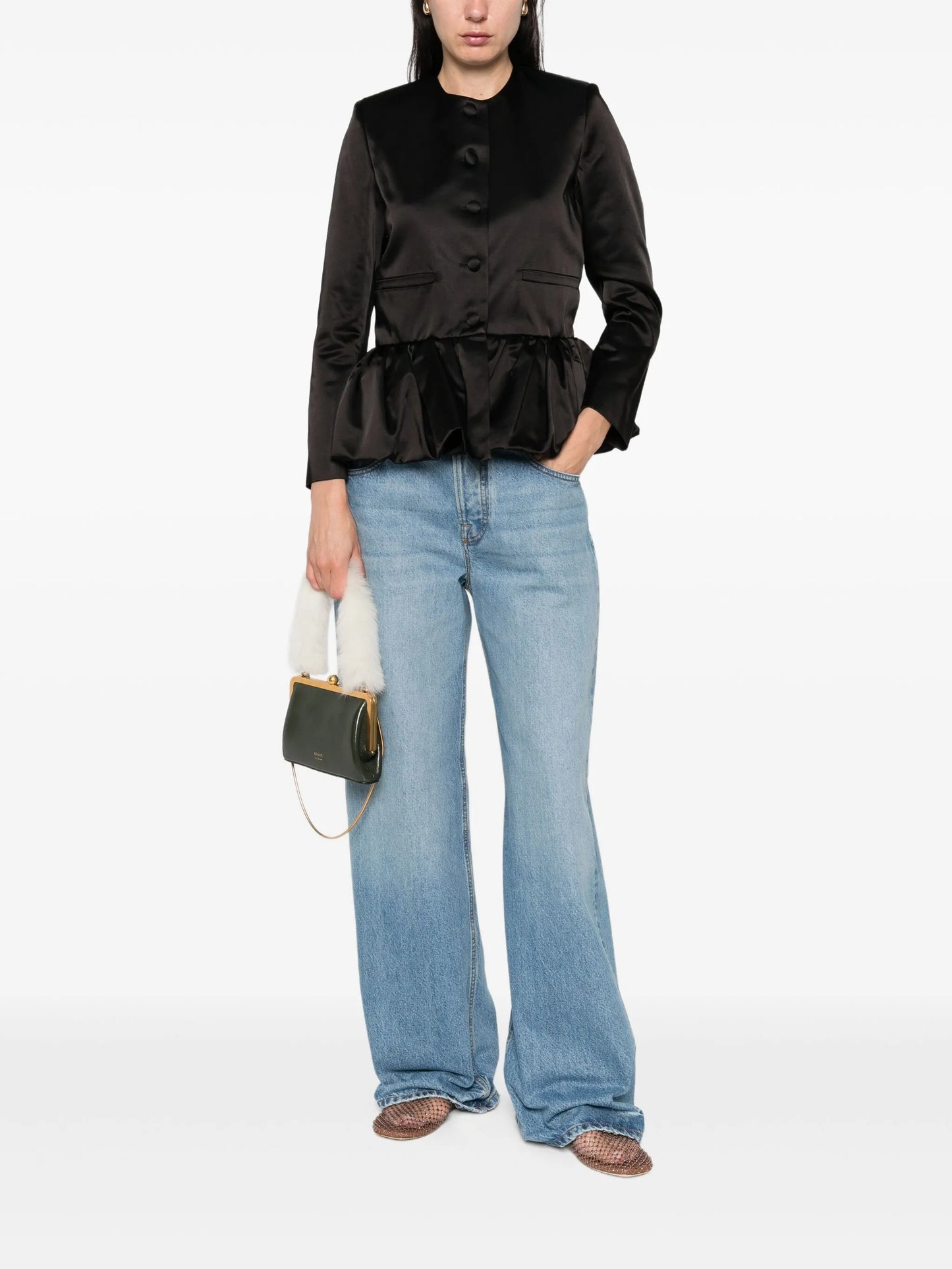 peplum fitted jacket