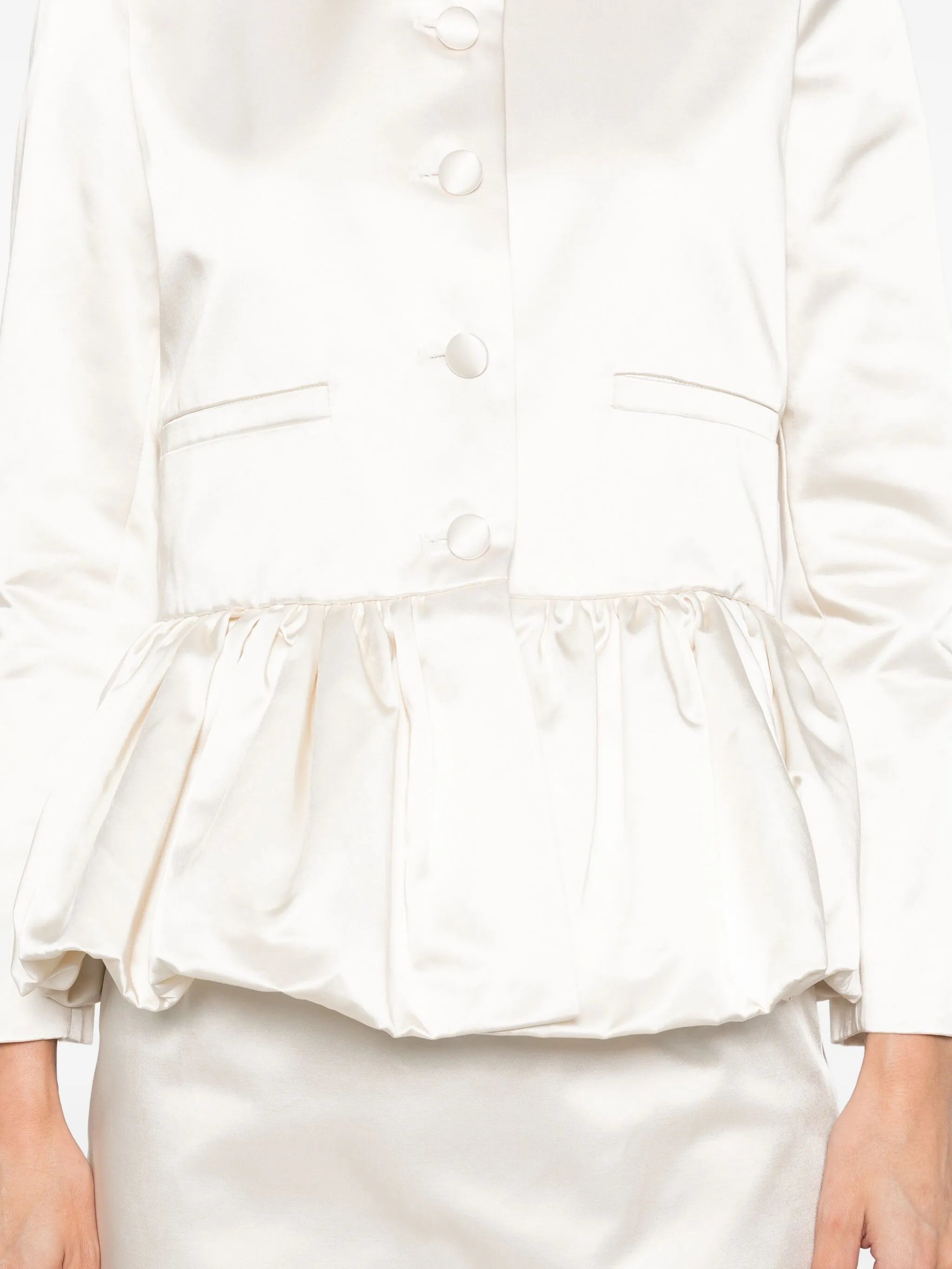 peplum fitted jacket