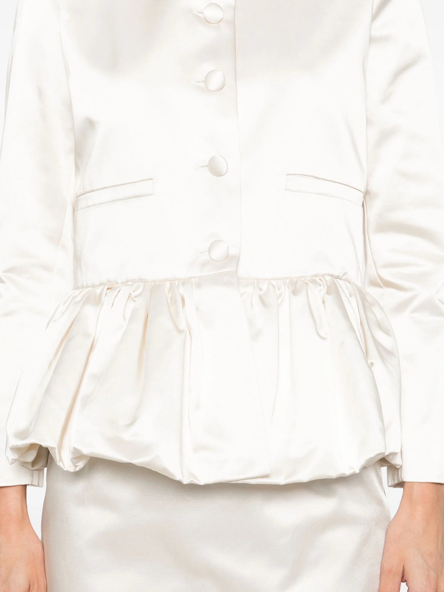 peplum fitted jacket