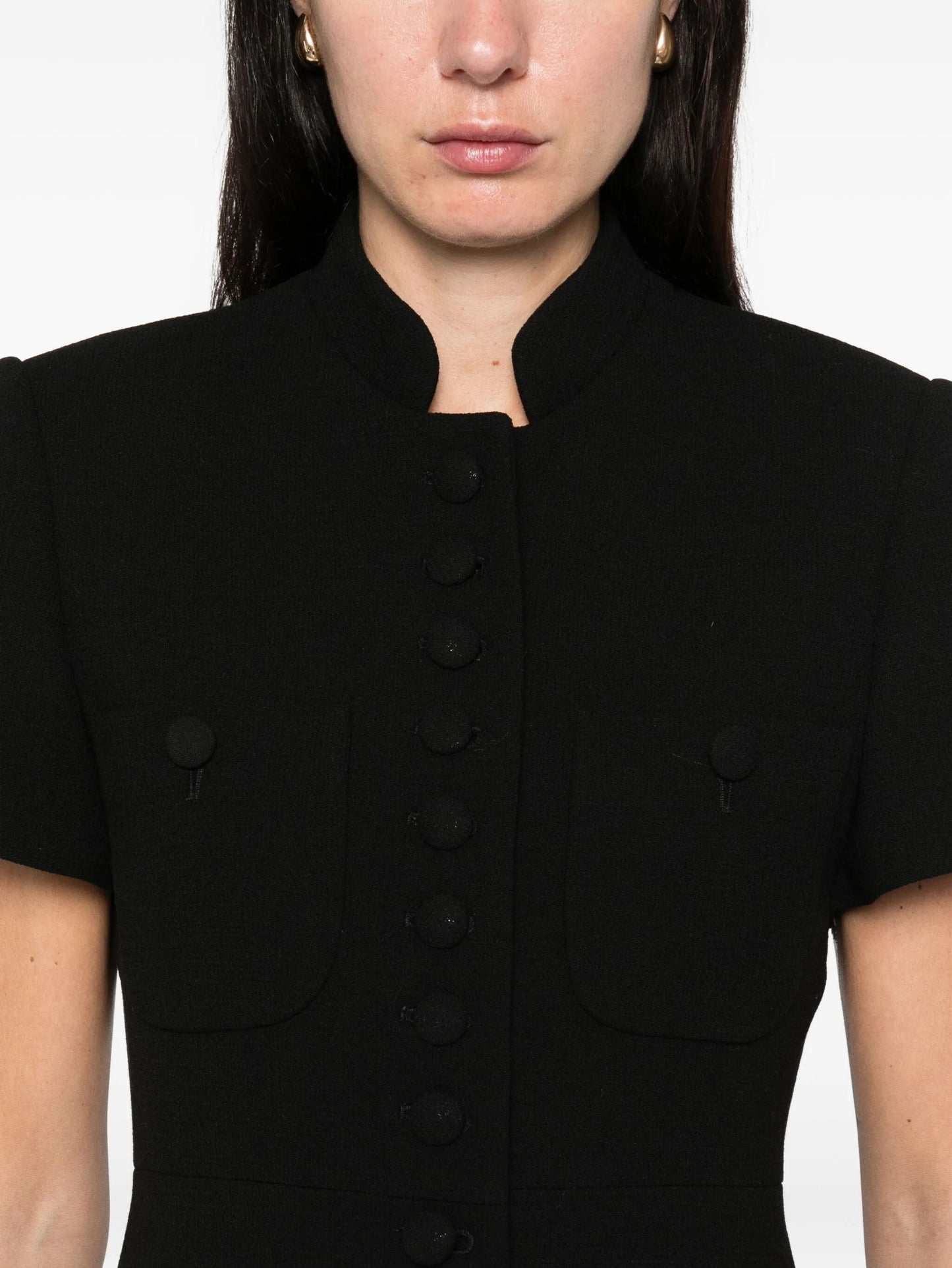 short sleeve midi dress