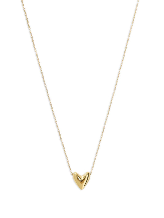 Roscida heart-pendant necklace