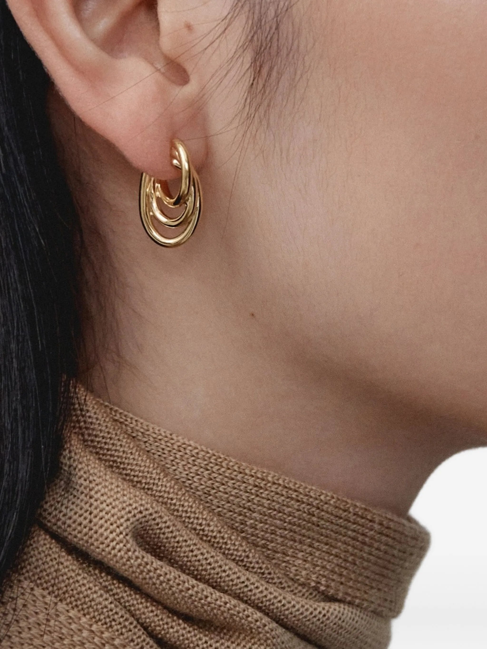 Sonder gathered earrings