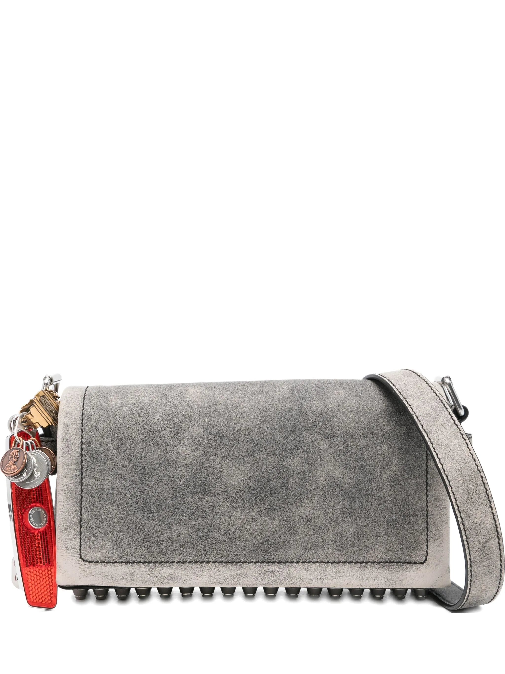 studded flap shoulder bag