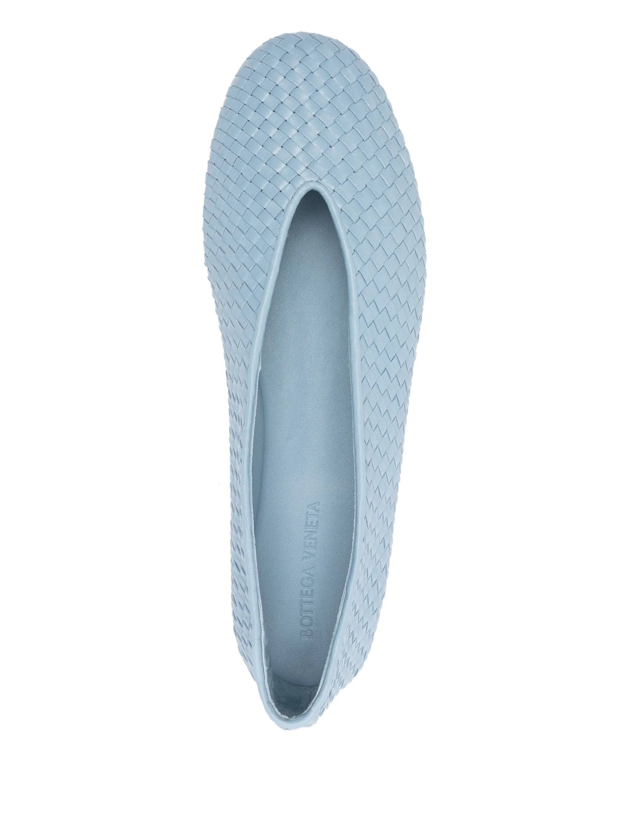 Intrecciato ballet flats