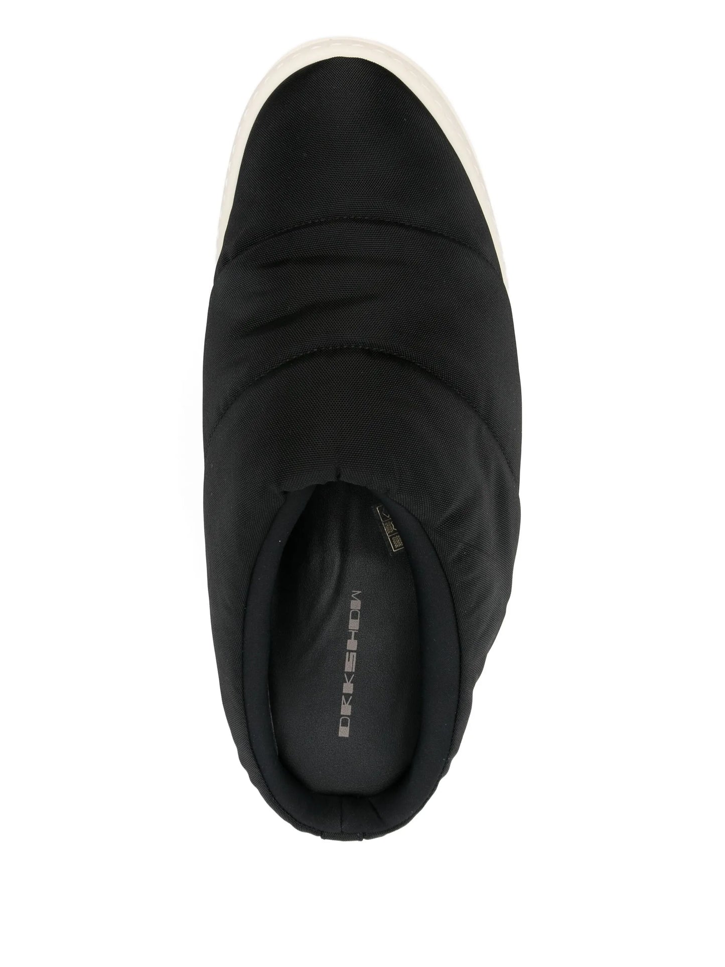 quilted platform slippers
