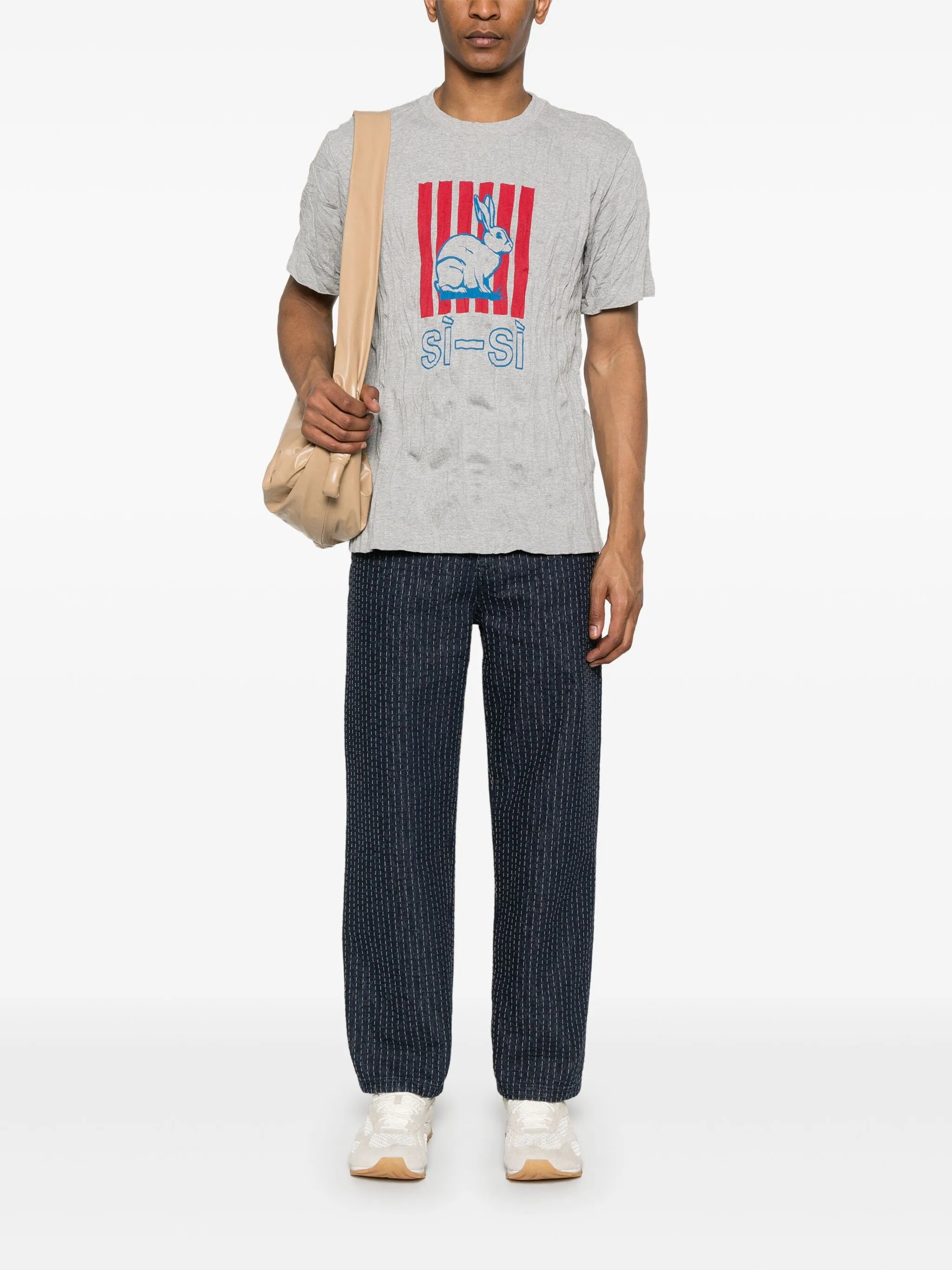 printed crushed T-shirt