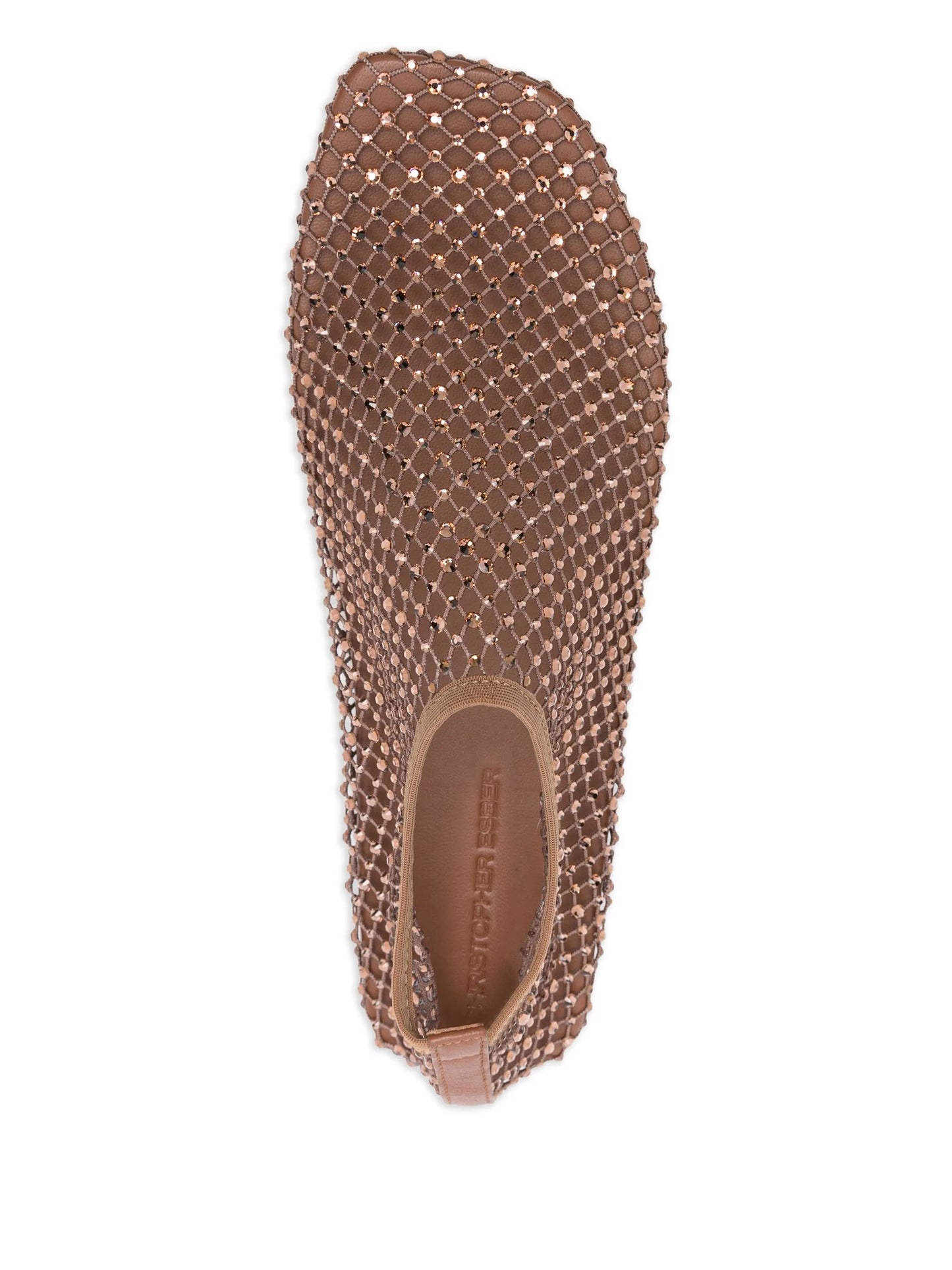 crystal-embellished ballet flats