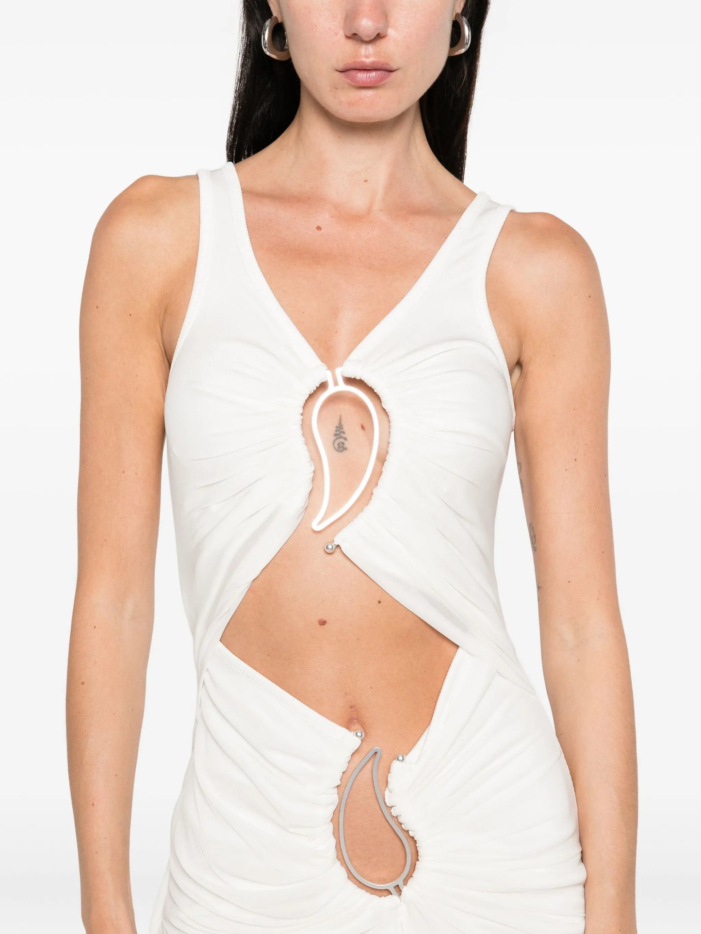 paisley-ring maxi dress