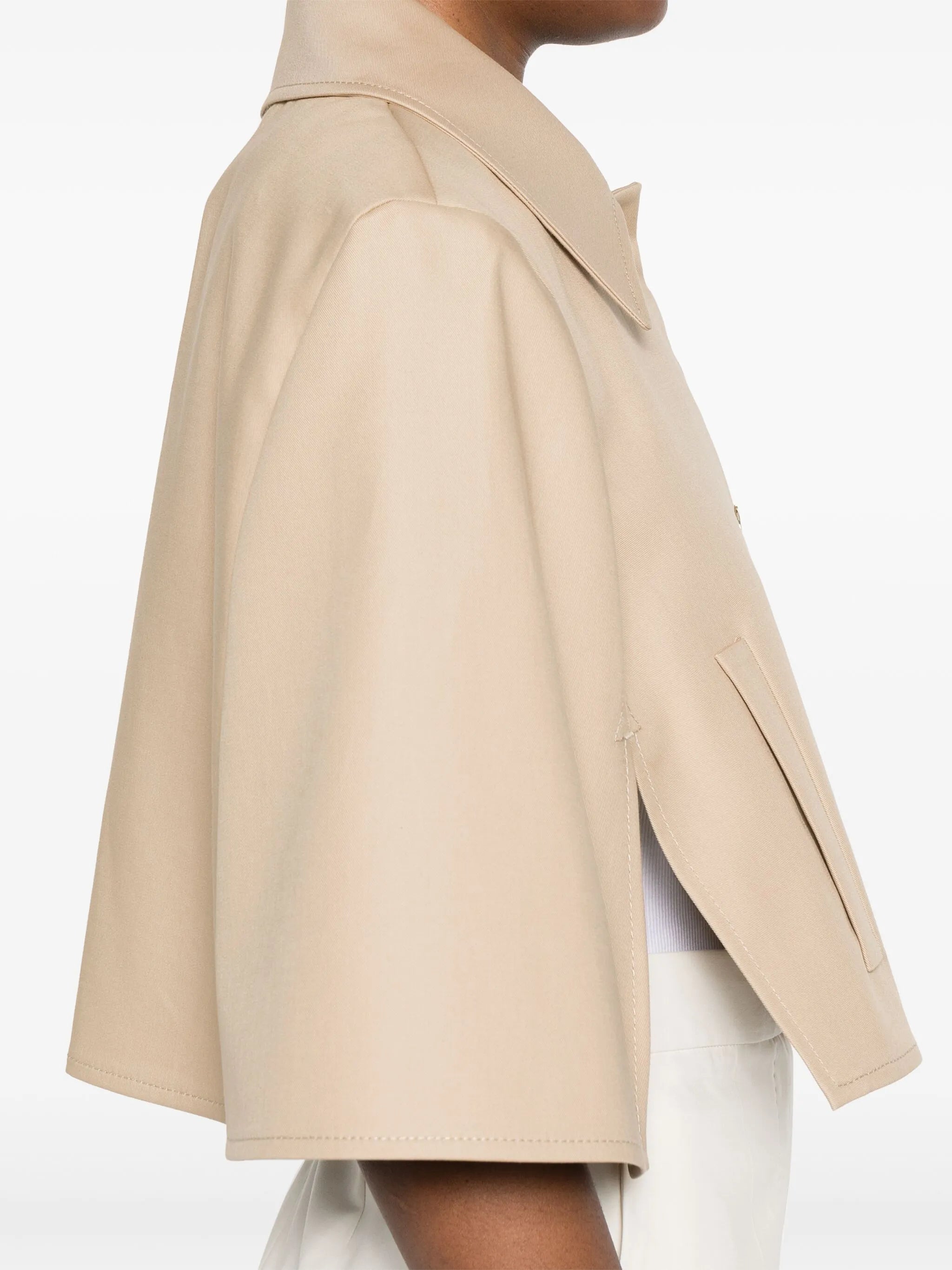 cotton cape jacket
