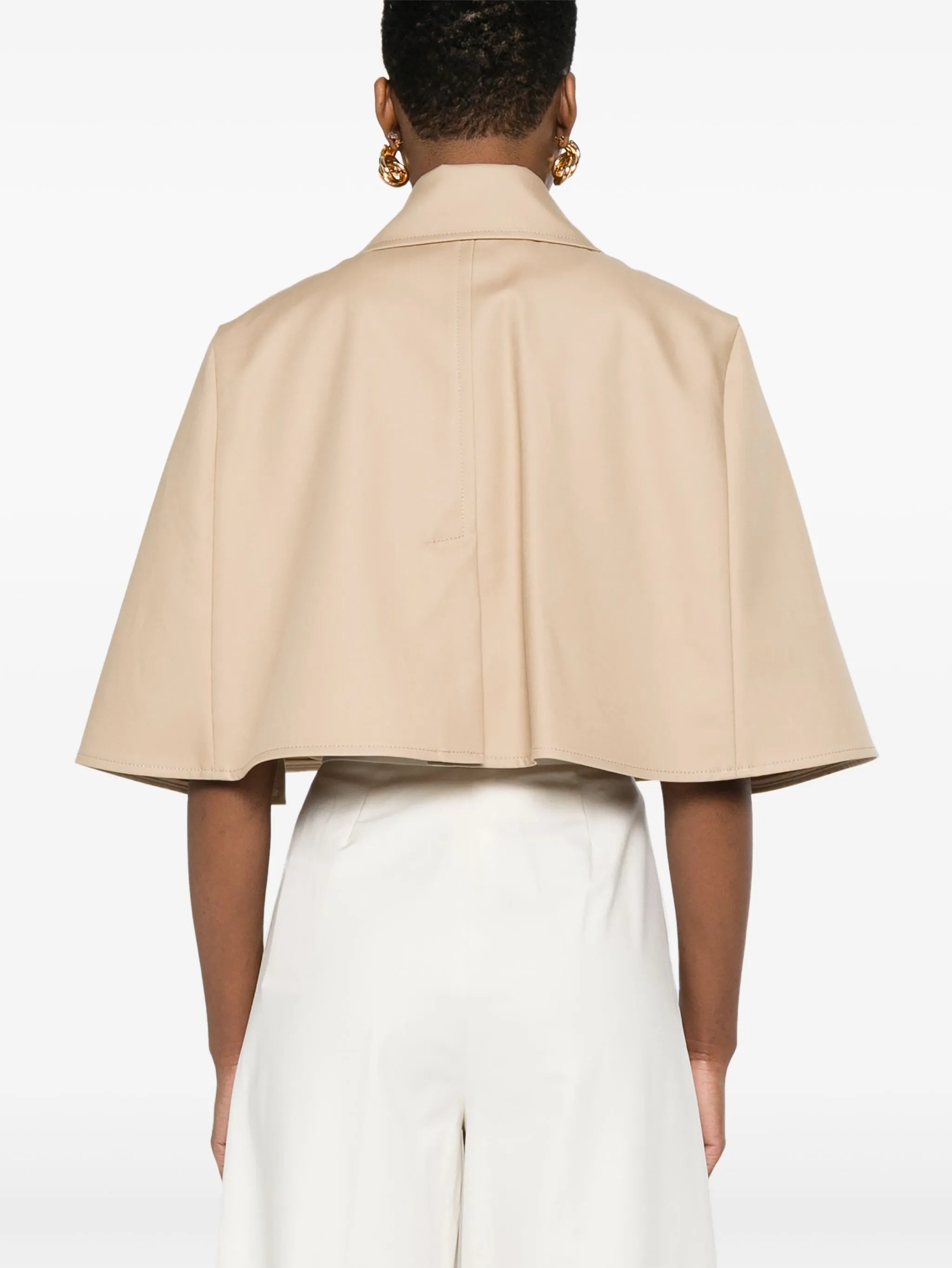 cotton cape jacket