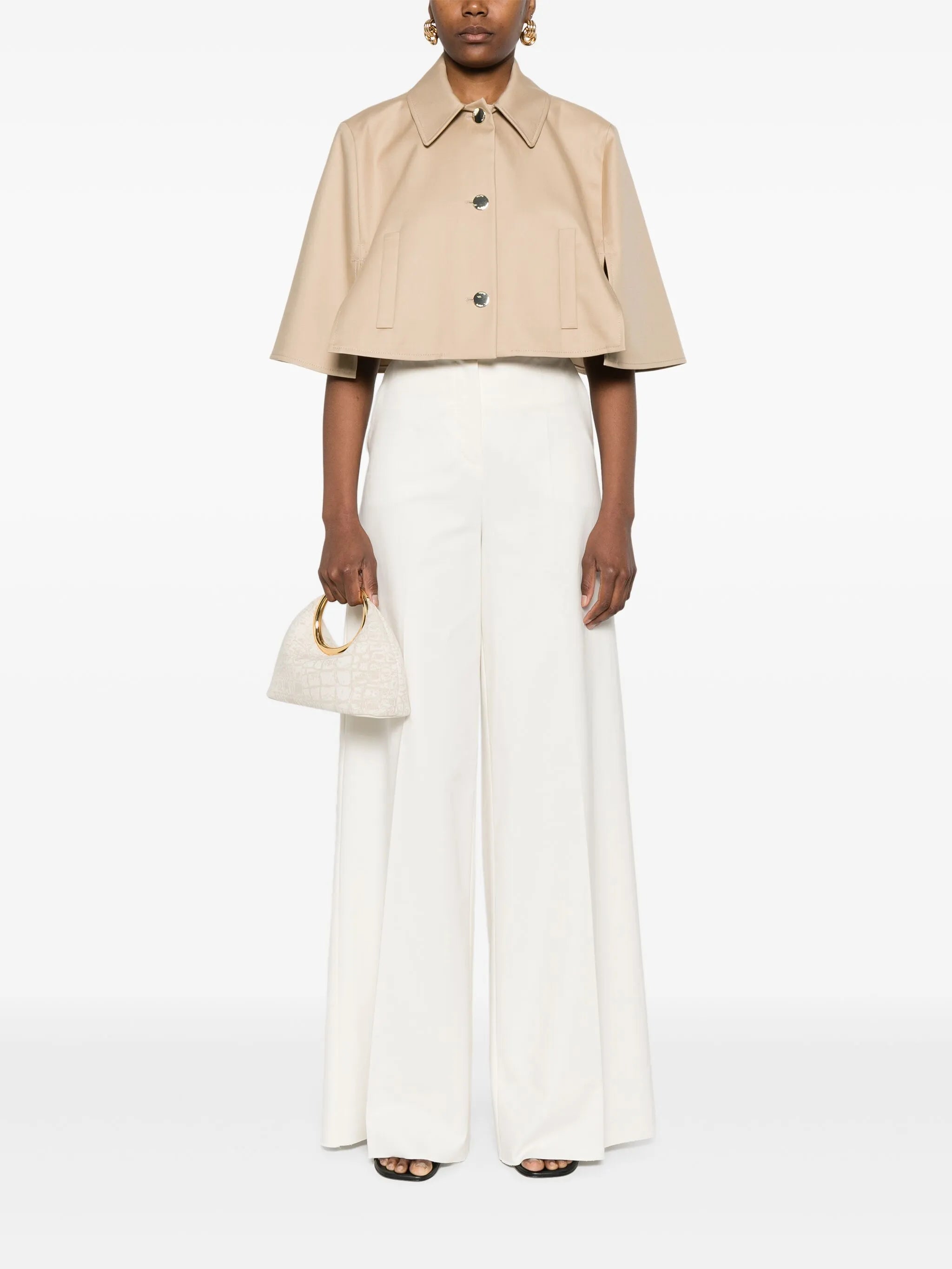 cotton cape jacket