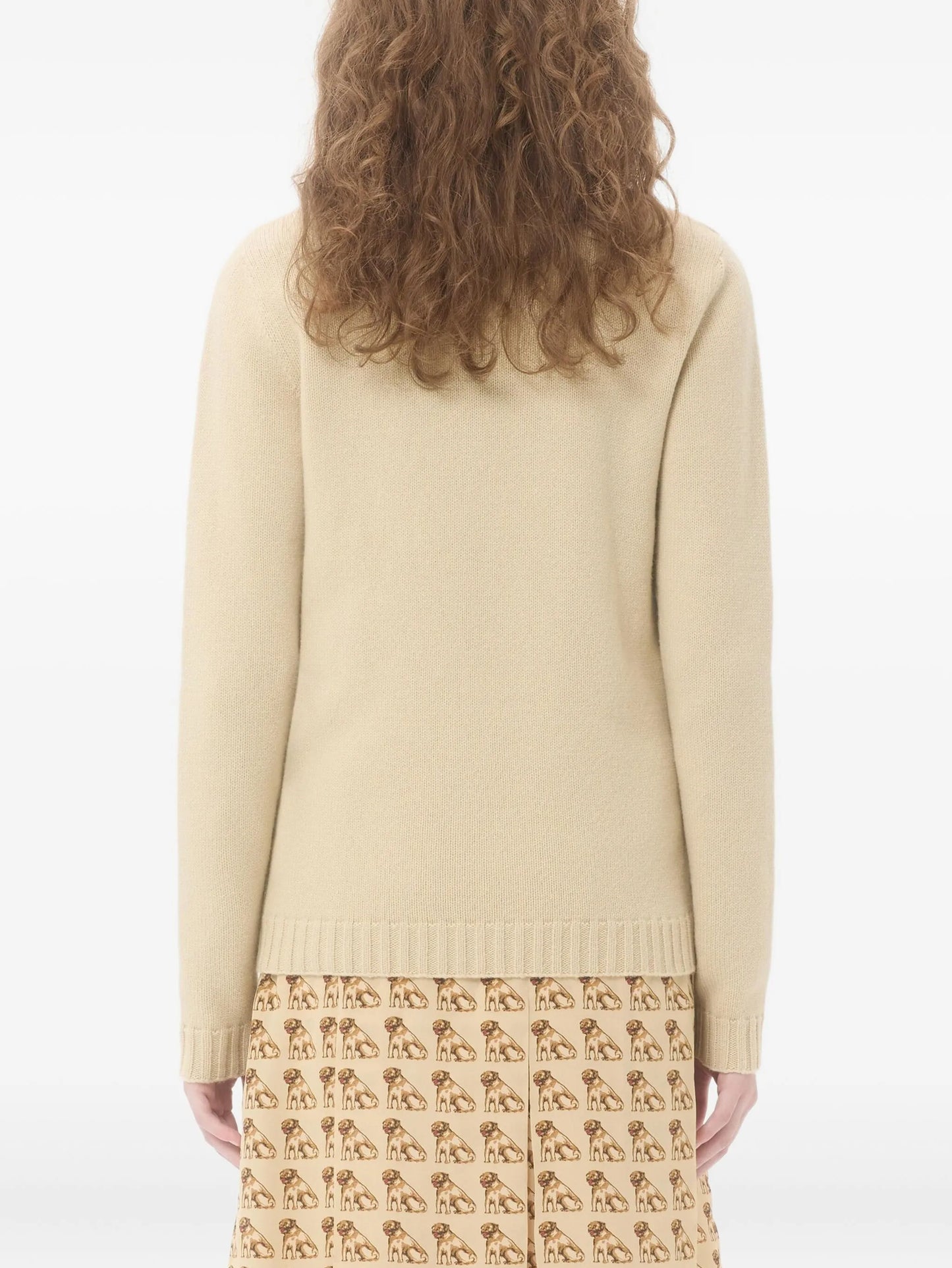 heart-embellished sweater