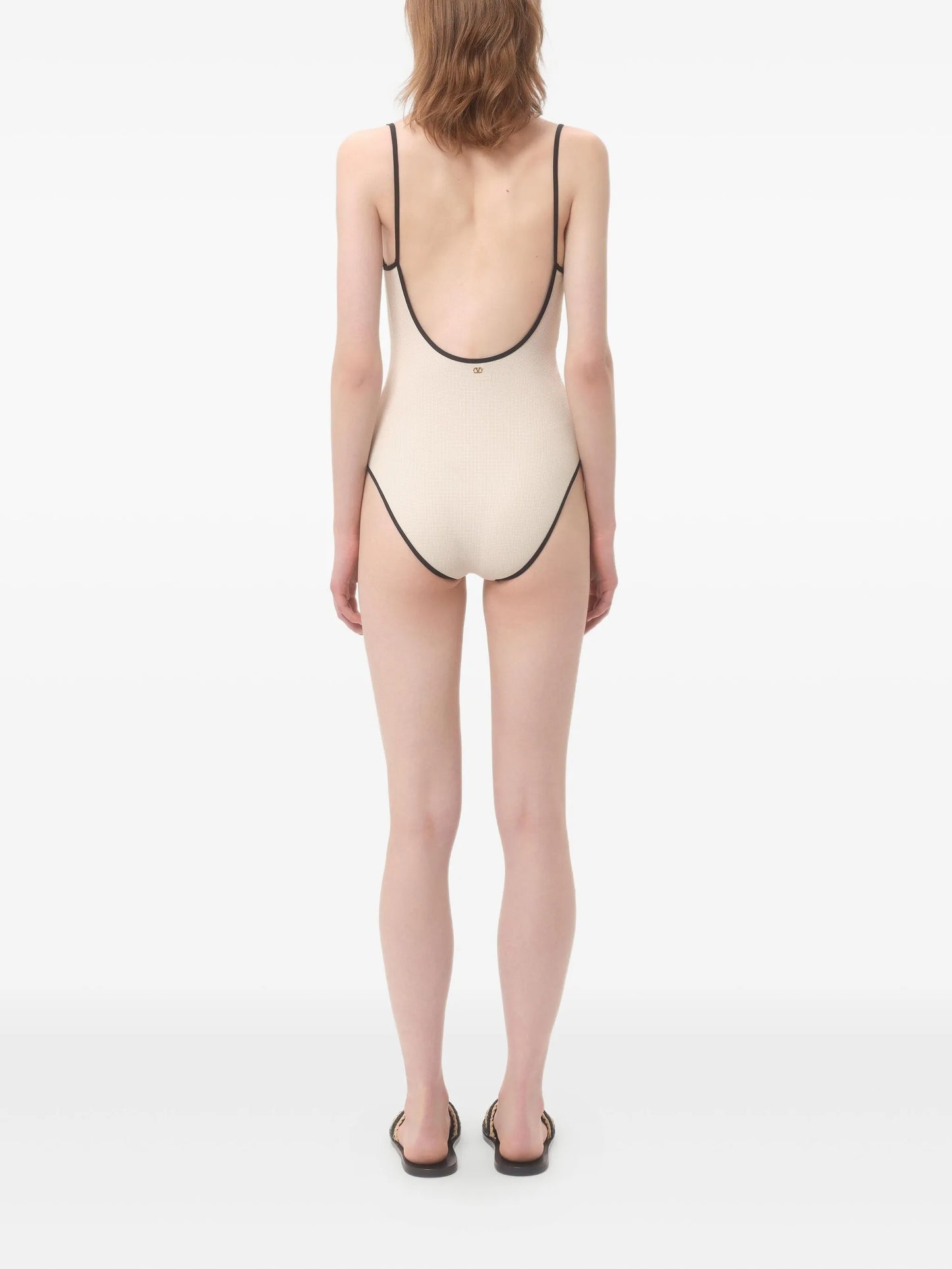 lycra piqué swimsuit