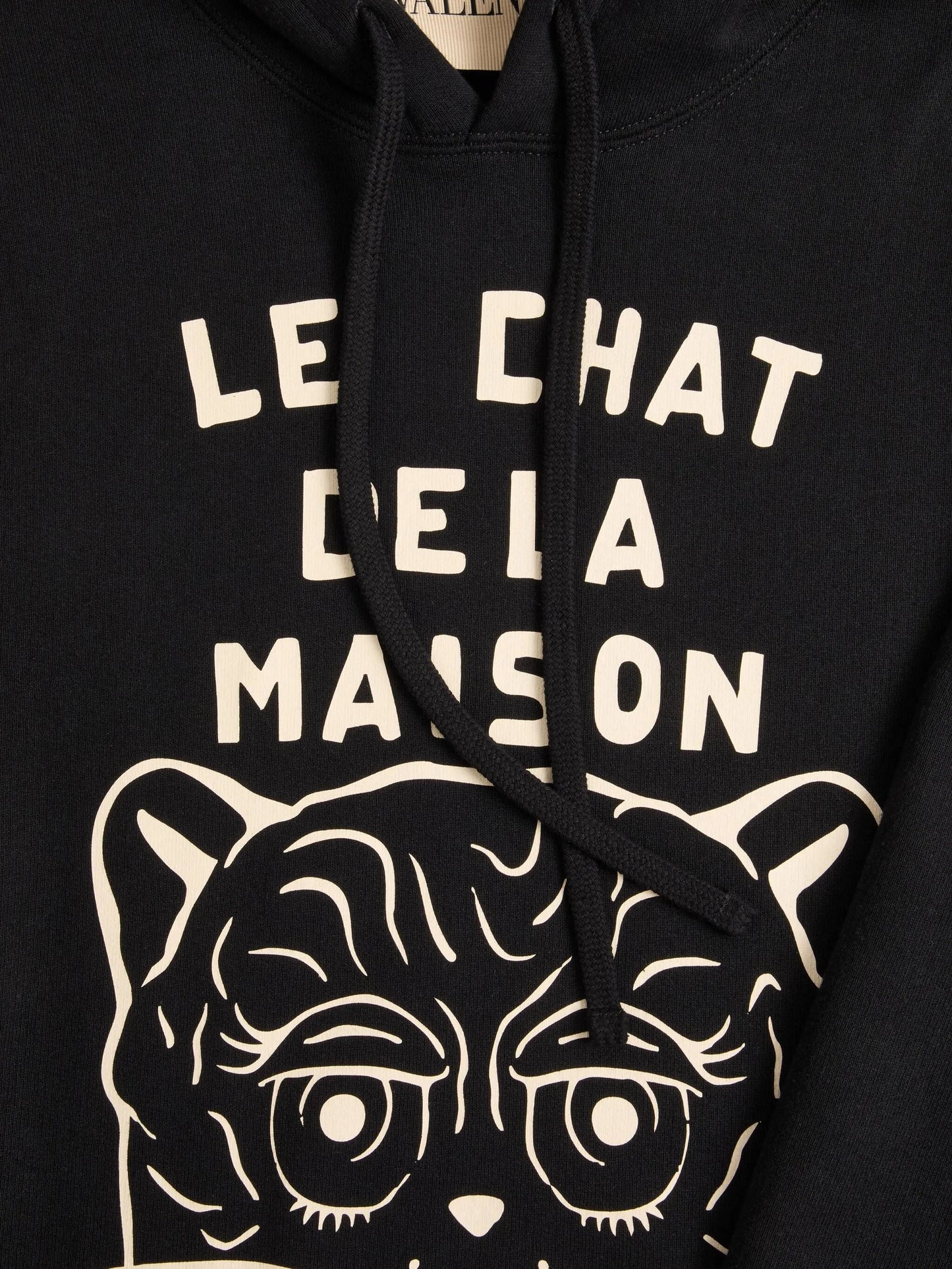 Chat de La Maison patch hoodie