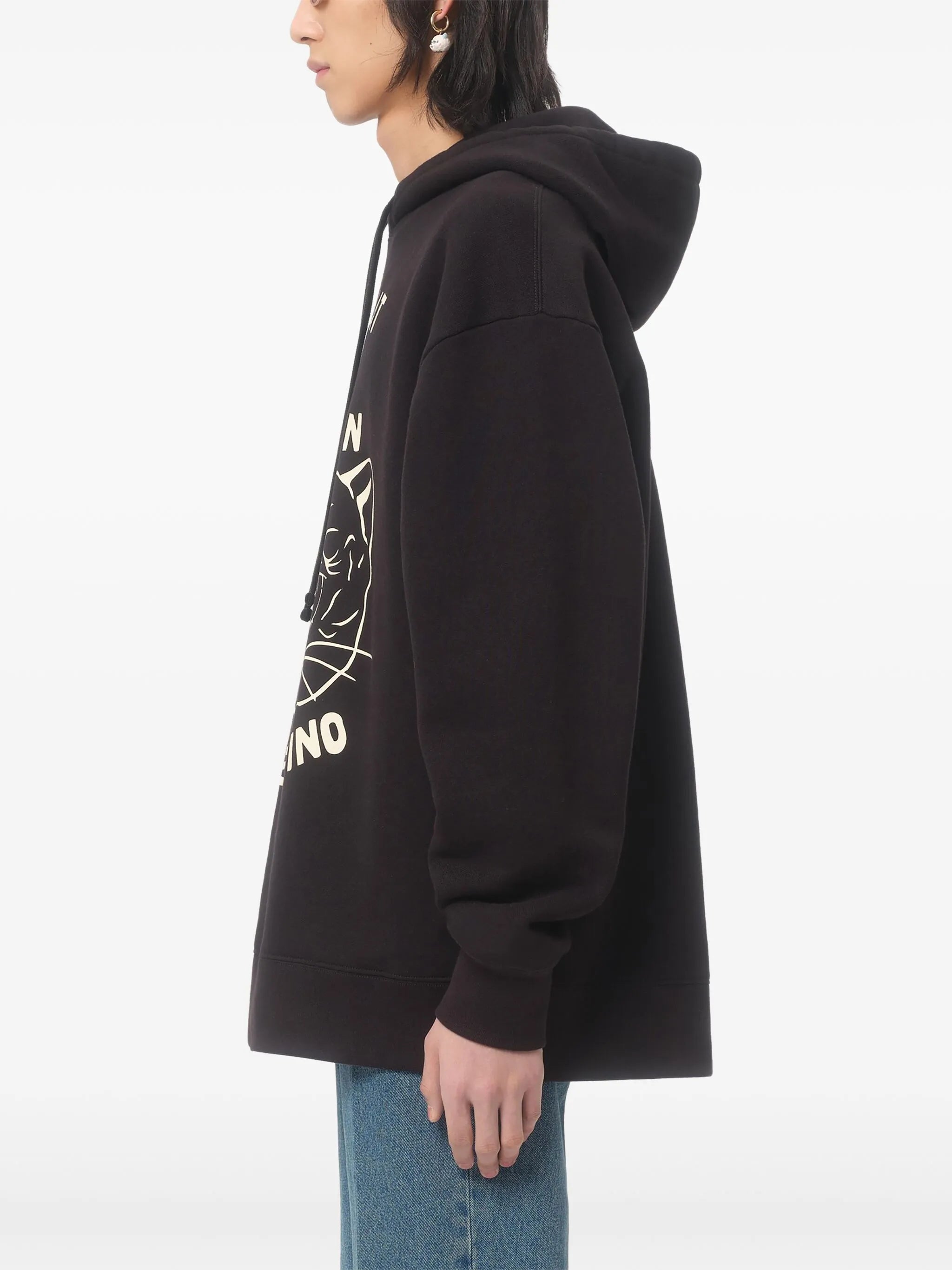 Chat de La Maison patch hoodie