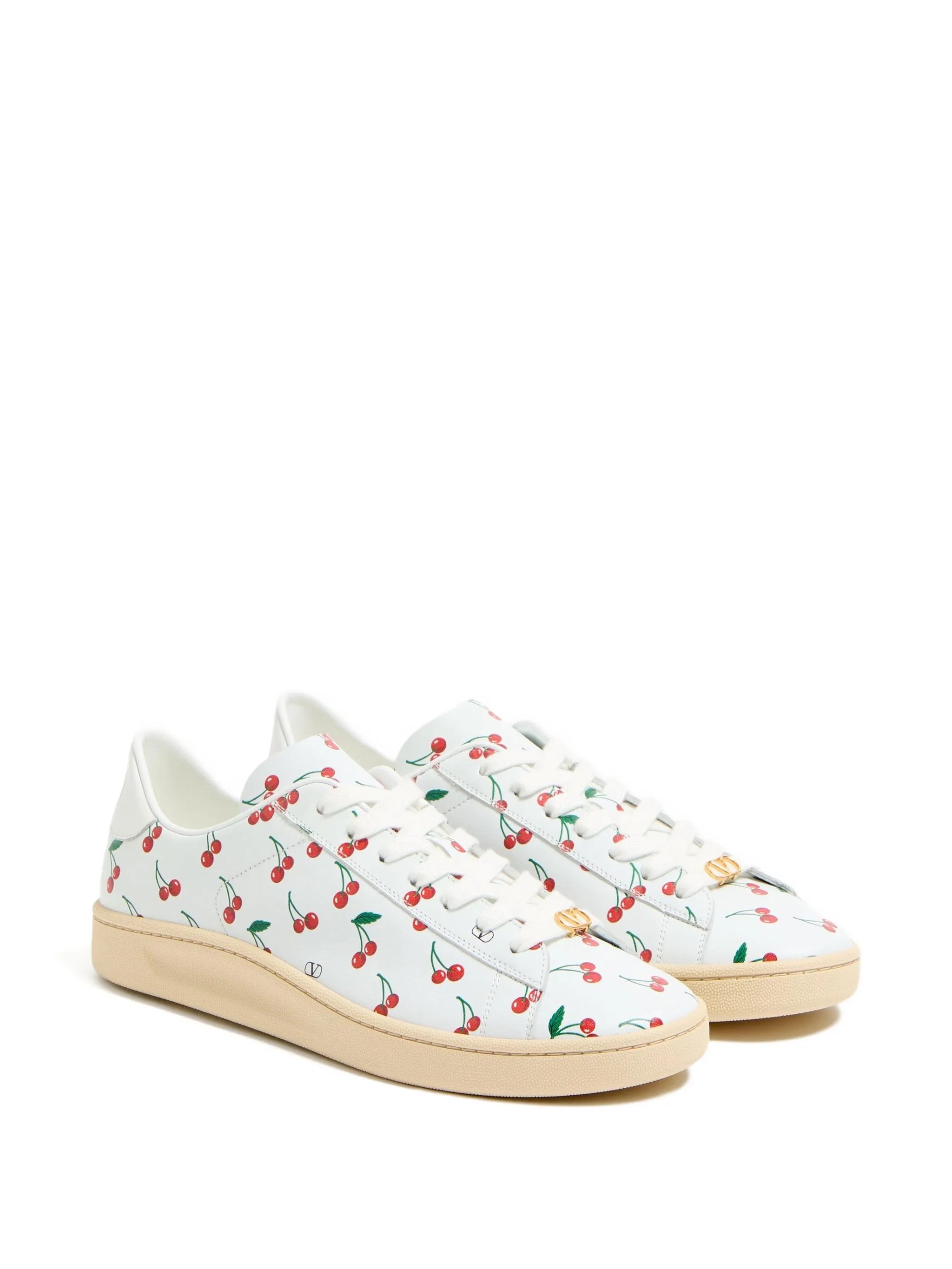 Royco cherry-print low-top sneakers