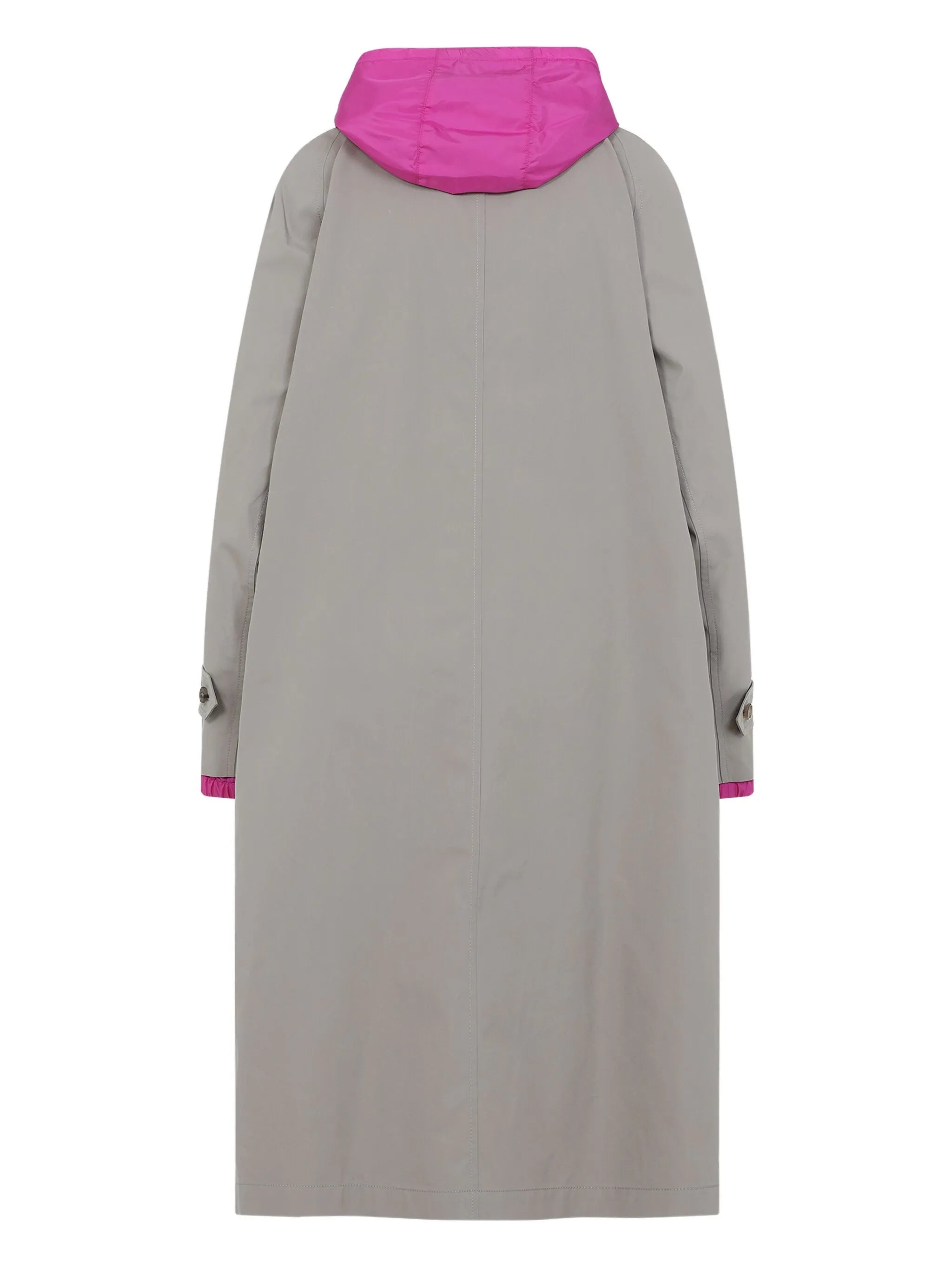 reversible hooded raincoat