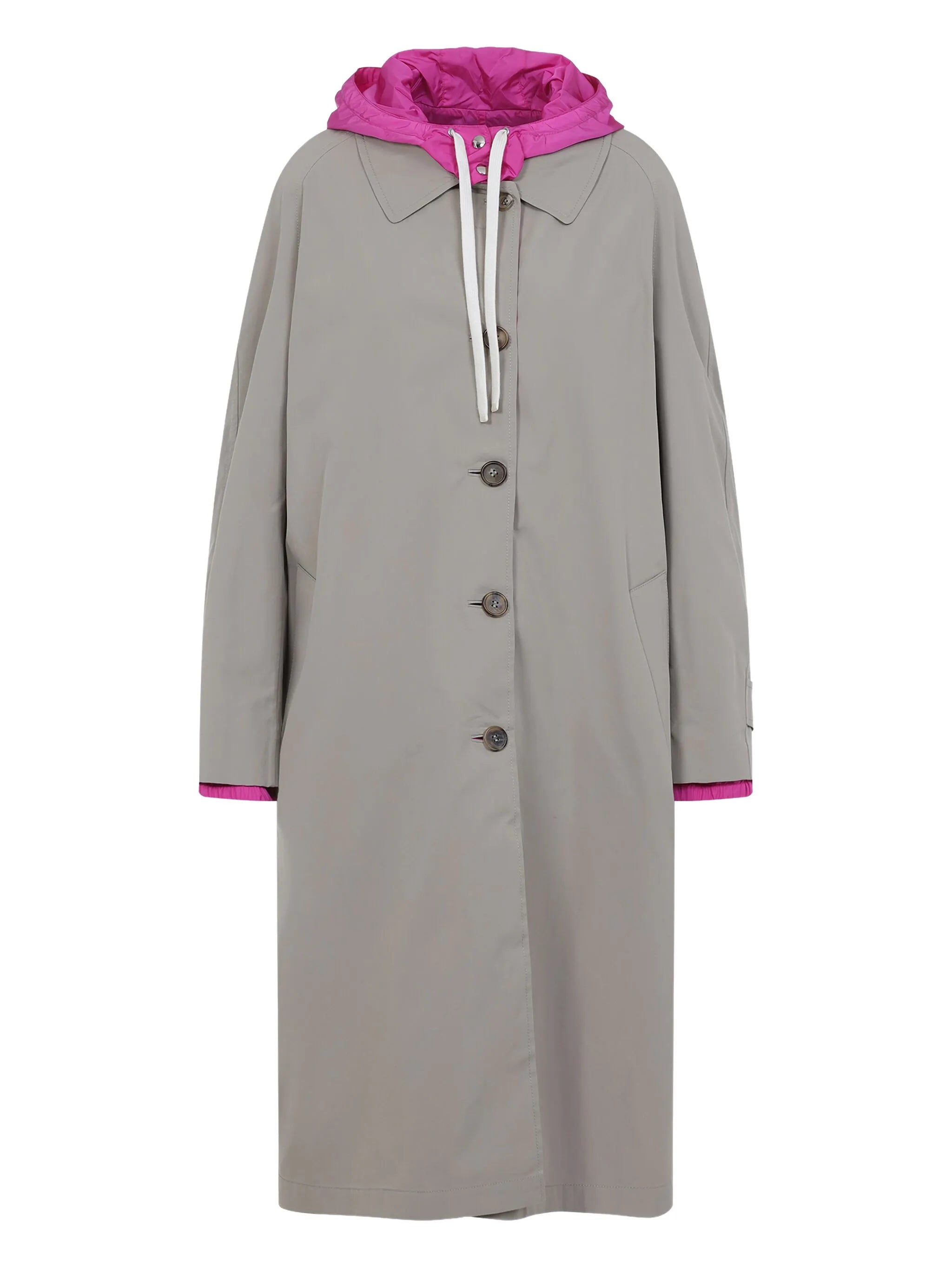 reversible hooded raincoat