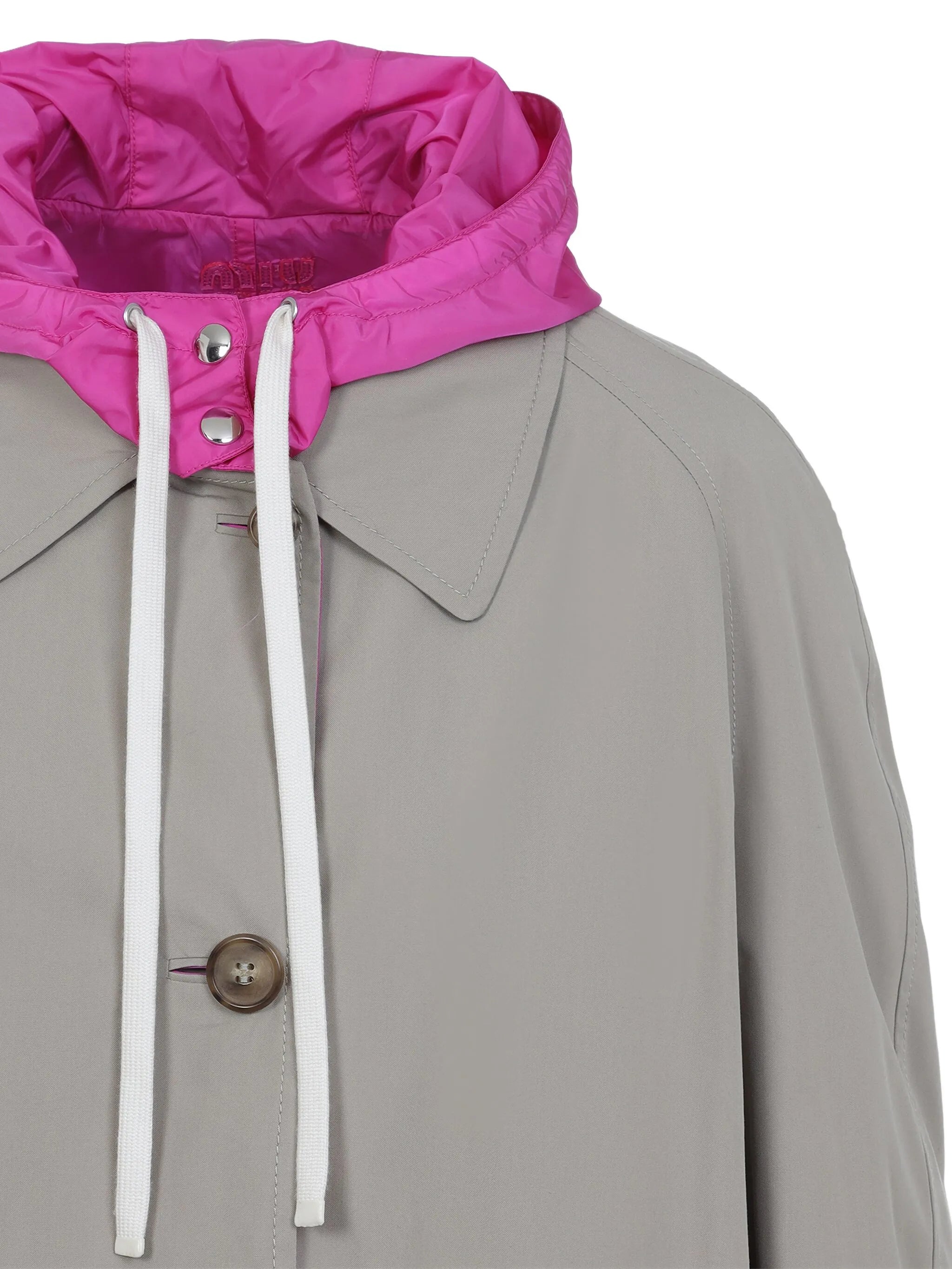 reversible hooded raincoat